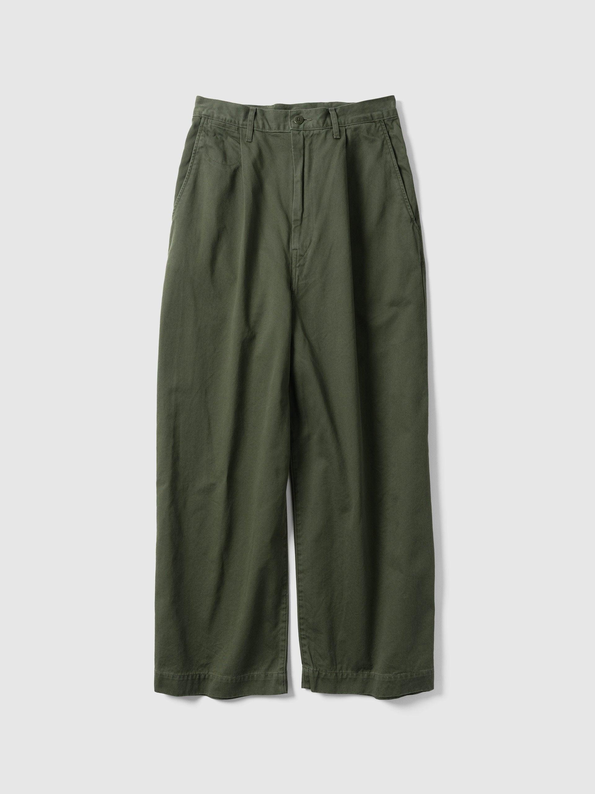 Chino High Waisted NIME Pants Khaki
