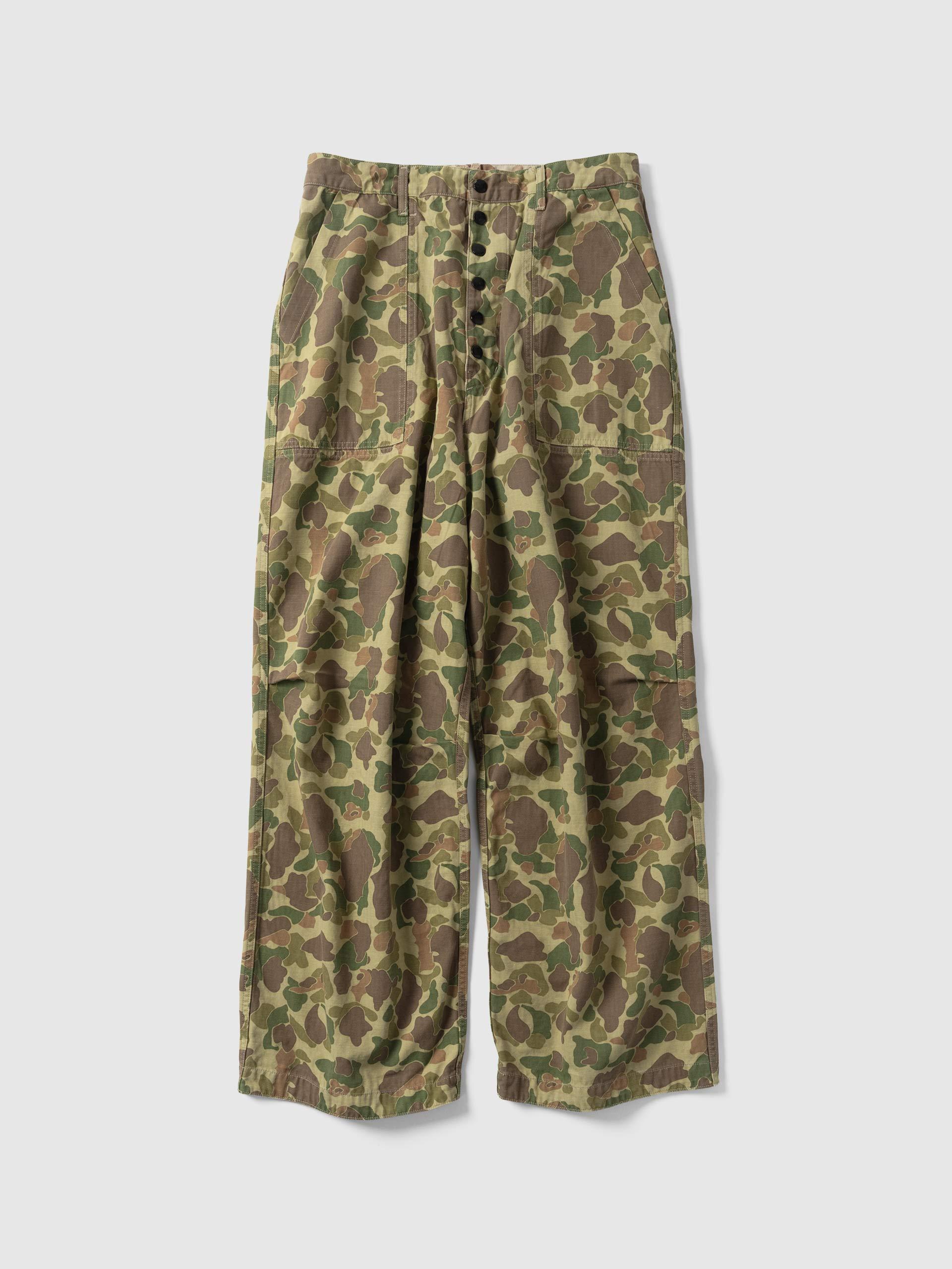 HUNTER CAMO Herringbone Reversible Fatigue Baggy Pants HunterCAMO