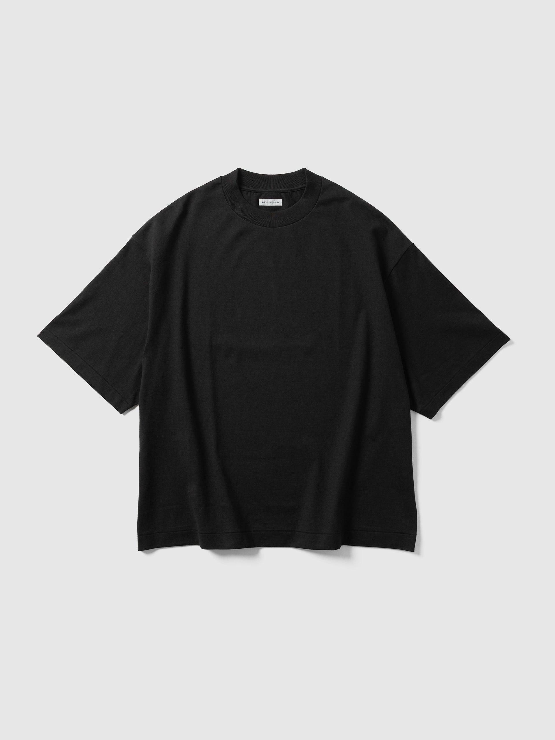 Suvin Supima Tube Half Sleeve Tee Heavy Ink Black