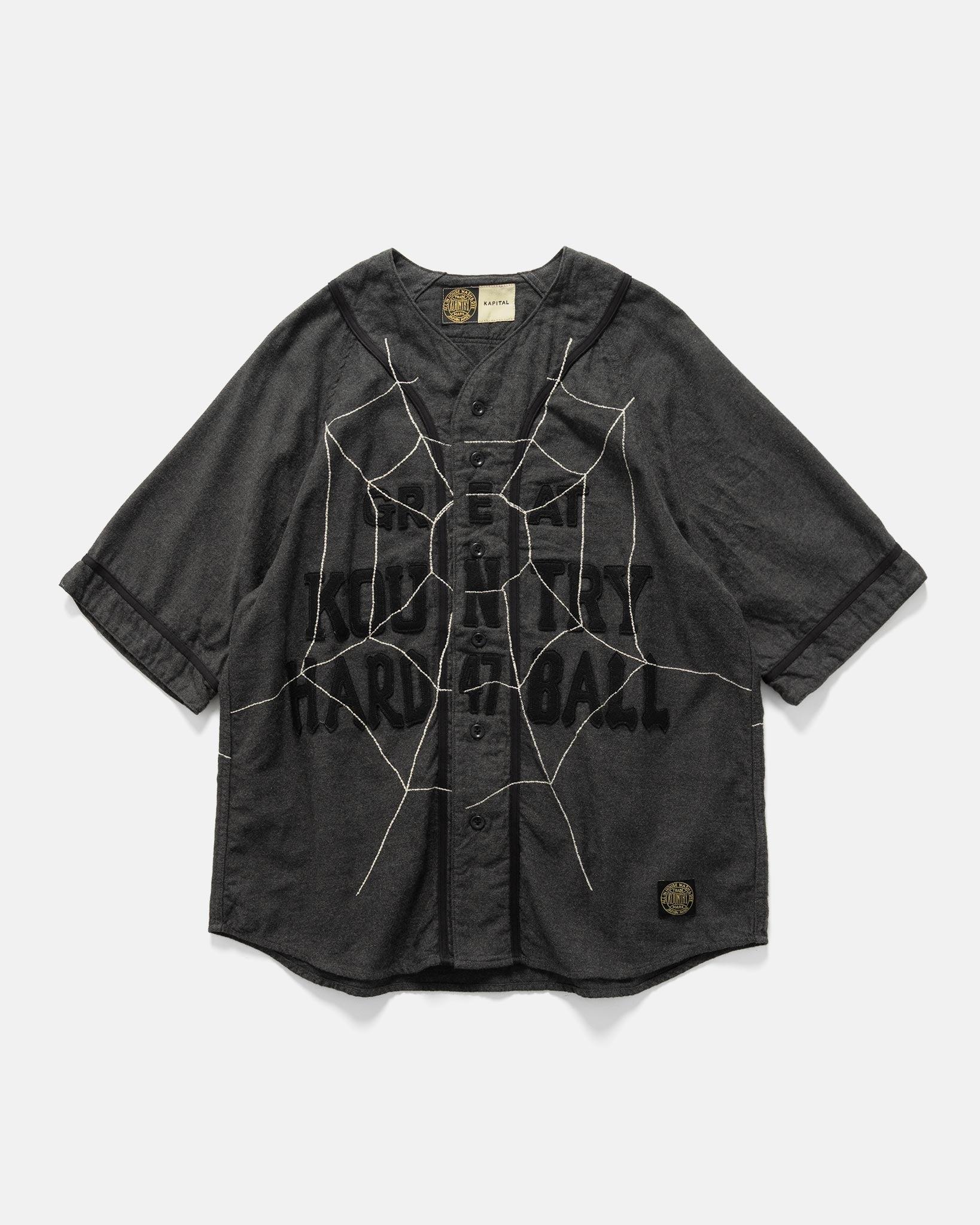 Cotton Wool GREAT KOUNTRY Baseball Shirt (KOUNTRY DREAM CATCH RAGLAN) Dark Gray