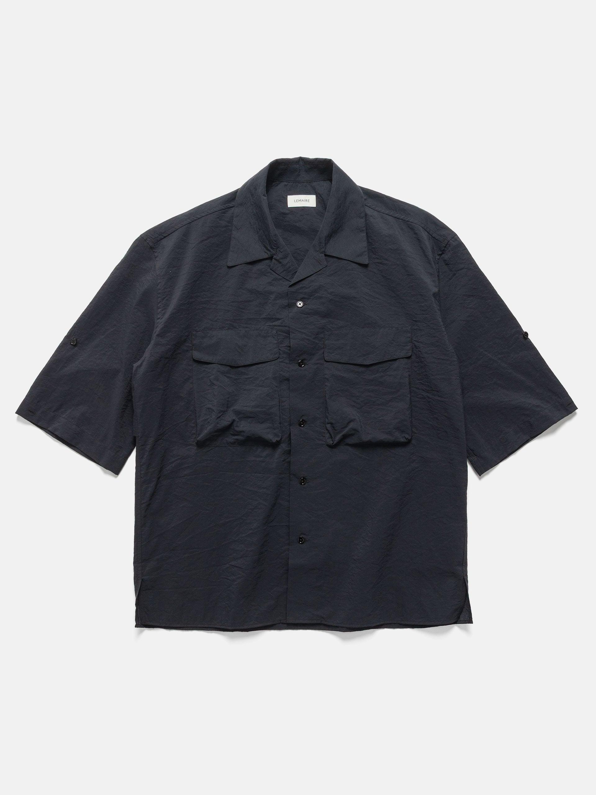 Short Sleeve Utility Shirt Squid Ink