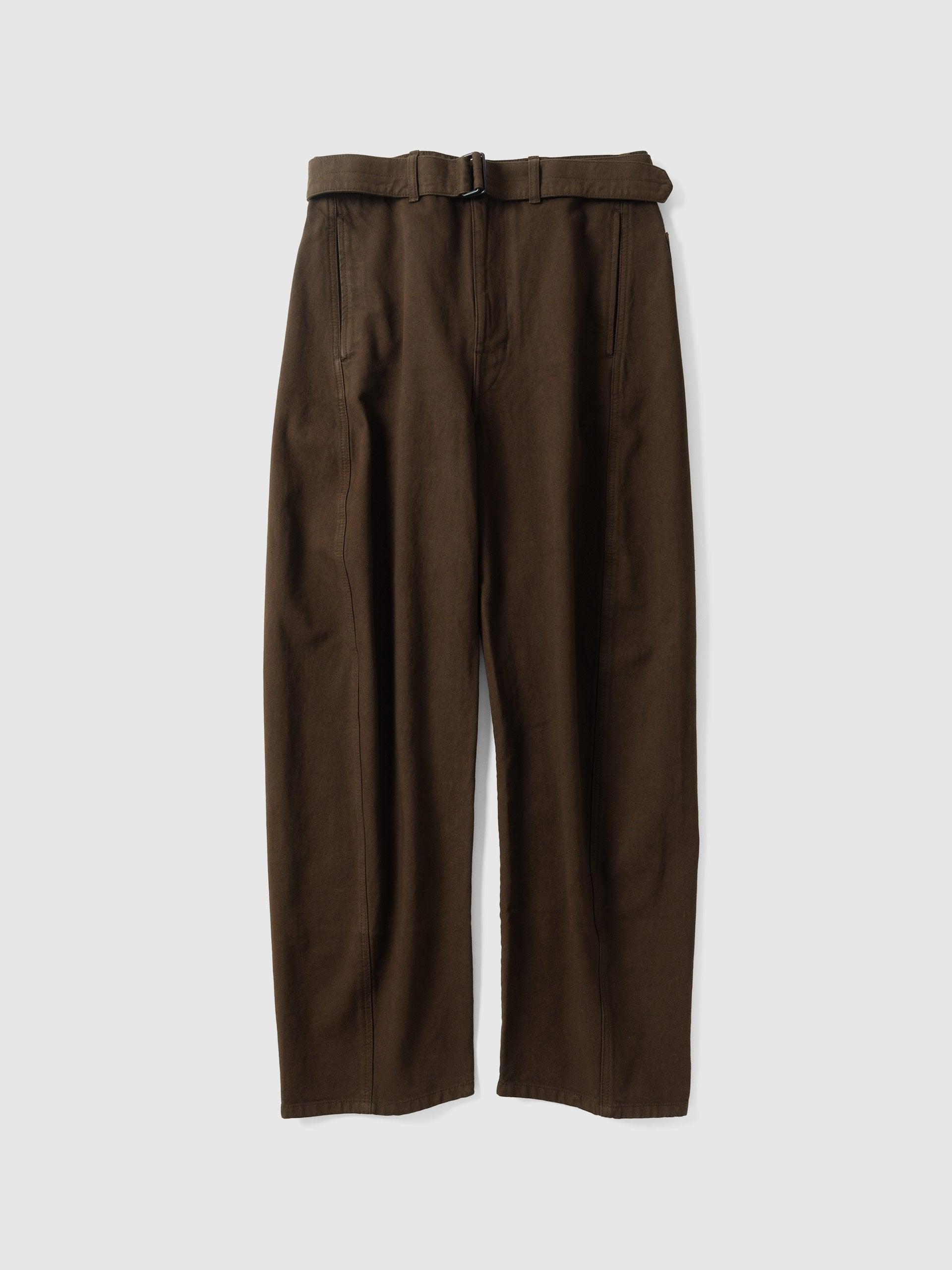 Twisted Belted Pants Ristretto
