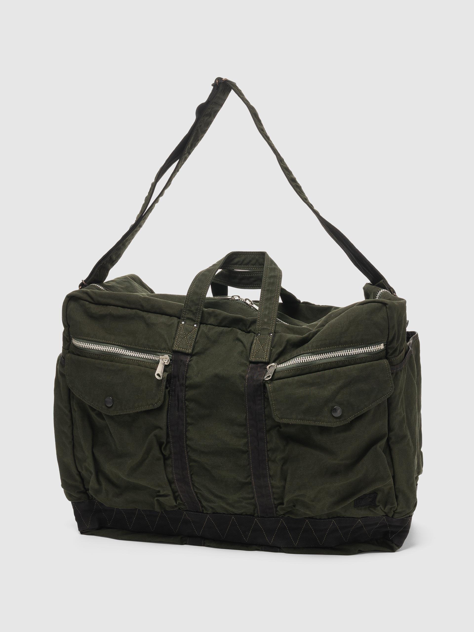 Crag 2Way Boston Bag (L) Olive