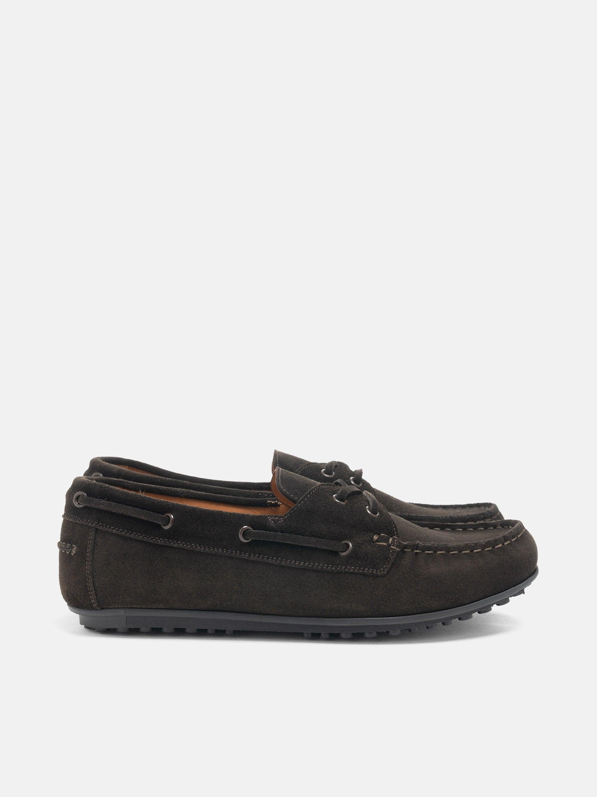 730TS Italian Navy Military Deck Suede Dark Brown