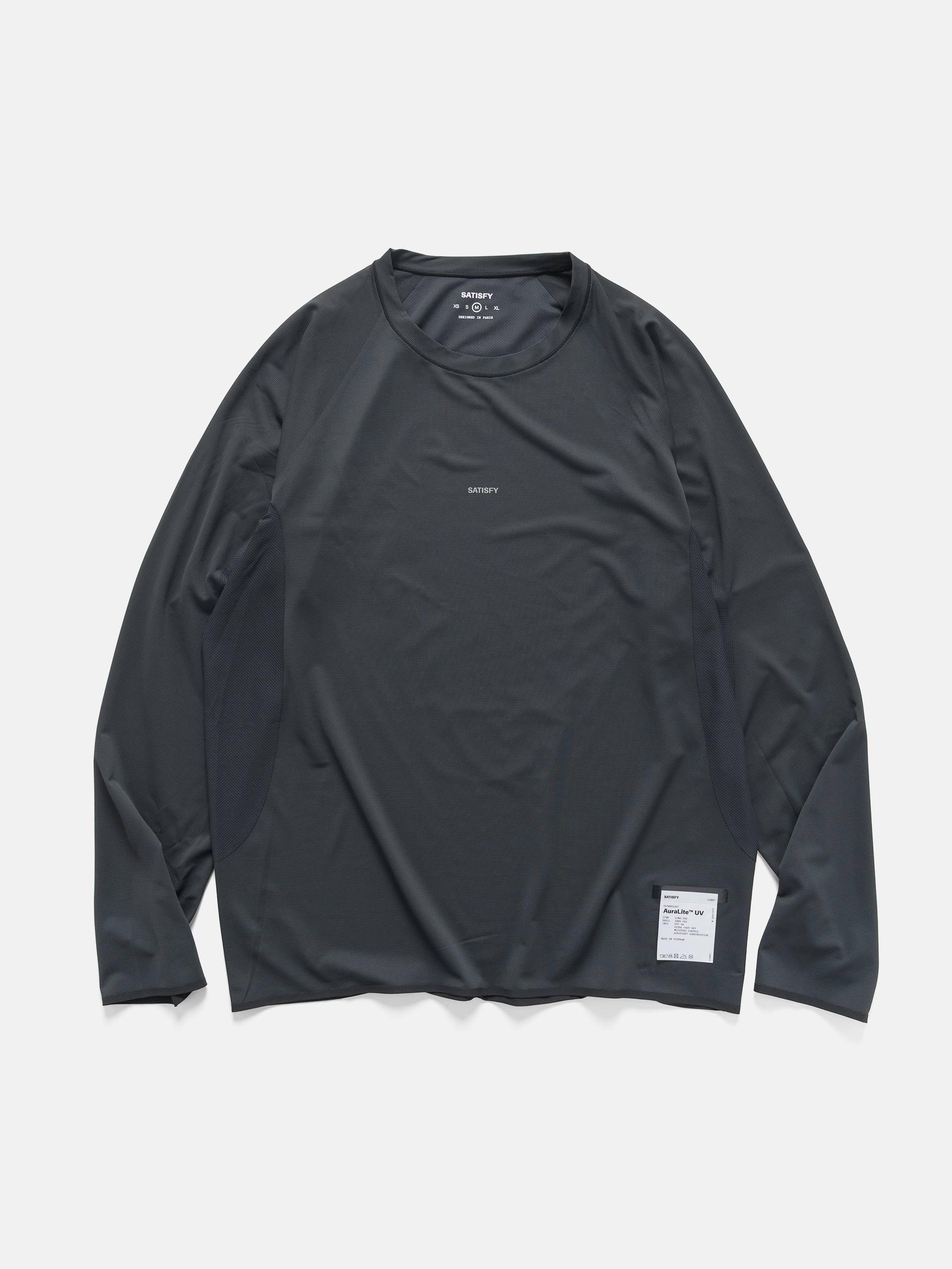AuraLite UV Long Tee Black
