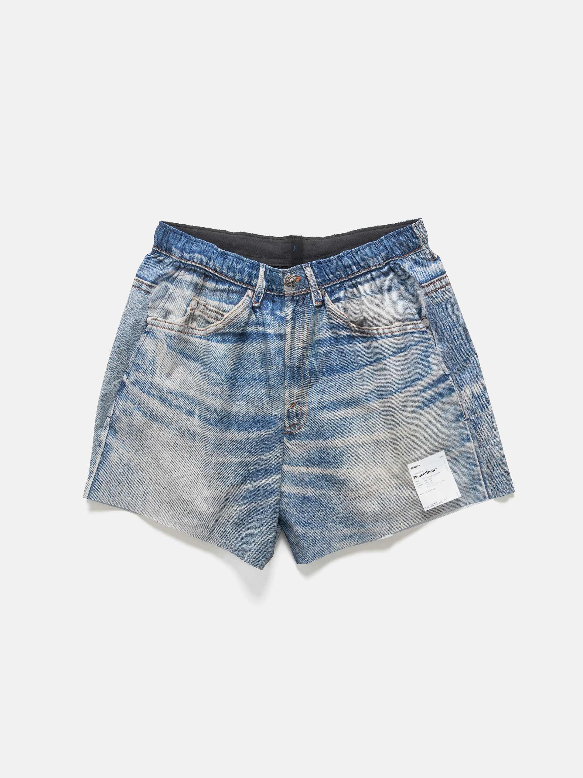 PeaceShell 5" Unlined Short Digital Denim
