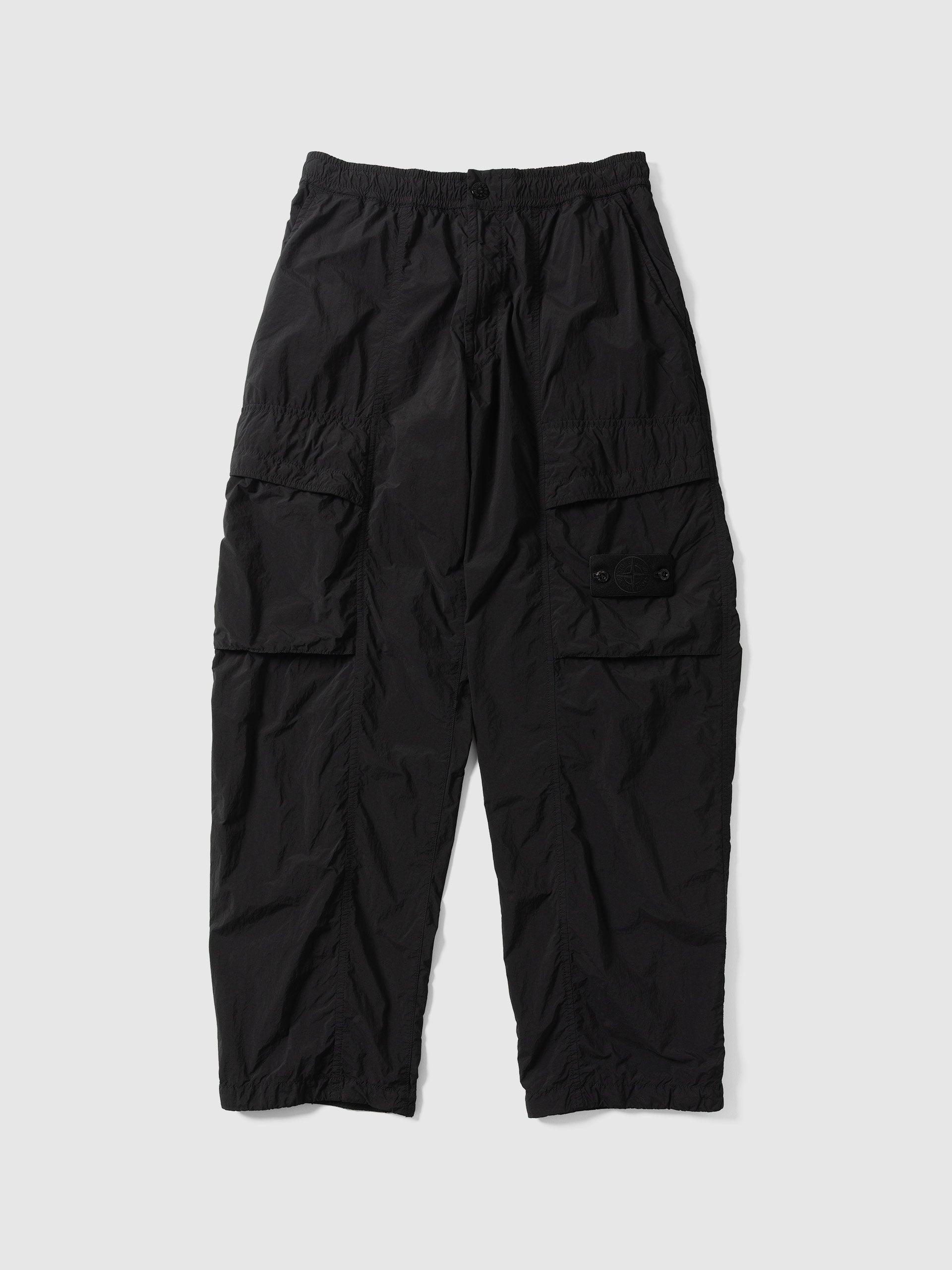 Ghost Piece Nylon Cargo Pant Black