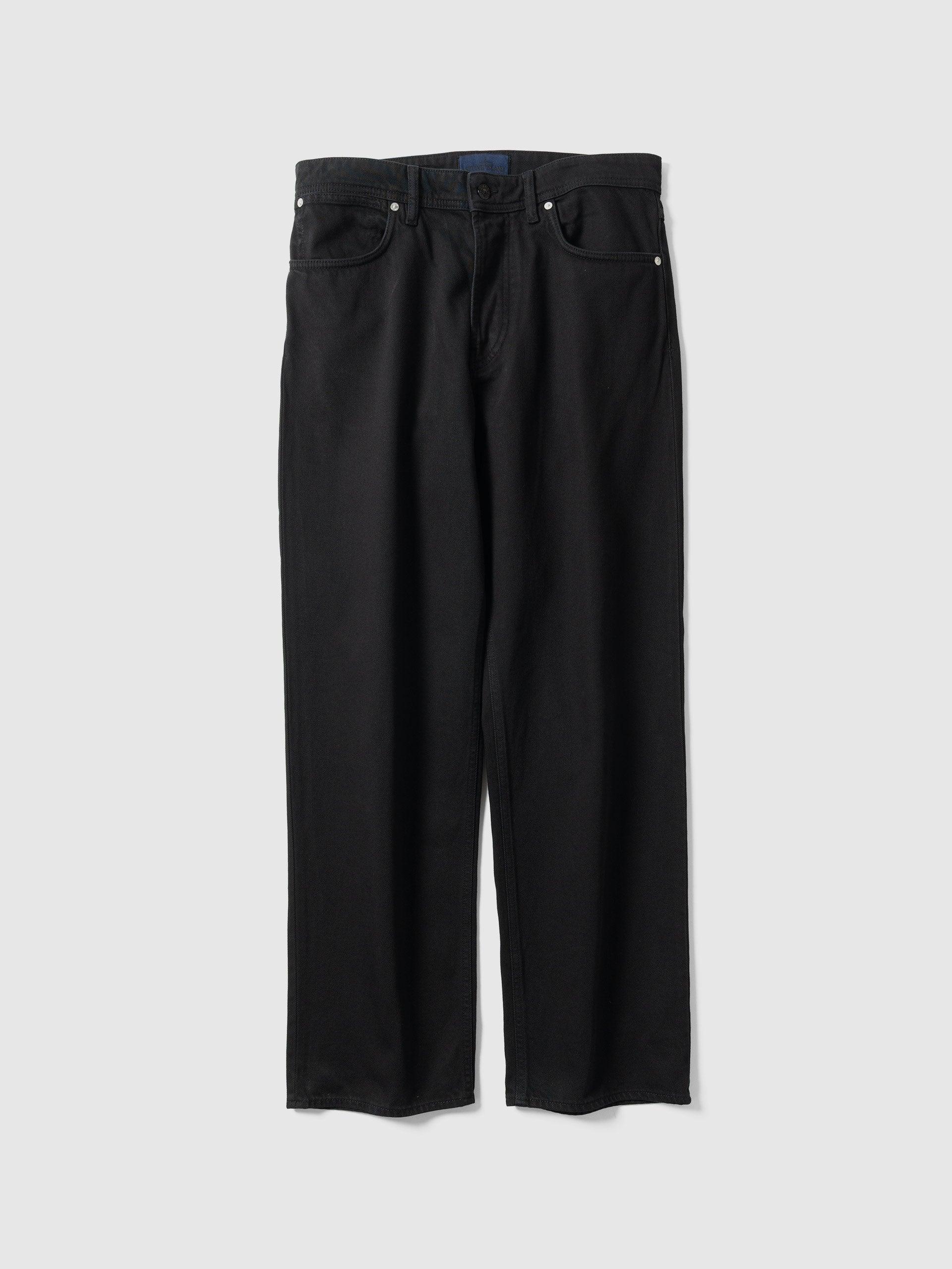 Light Bull Denim-TC Loose Pant Black