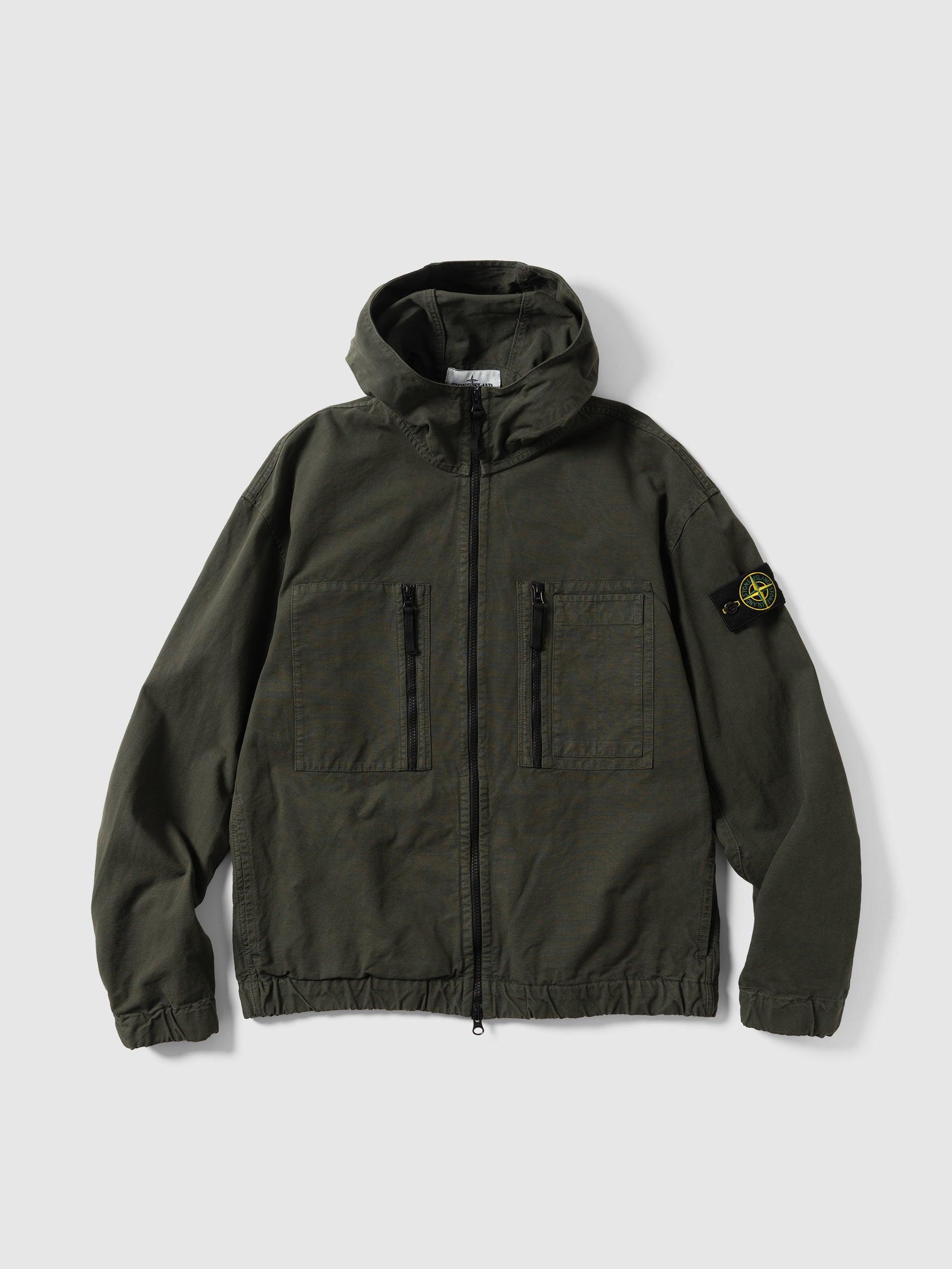 Organic Cotton Ripstop Jacket Coal Grey