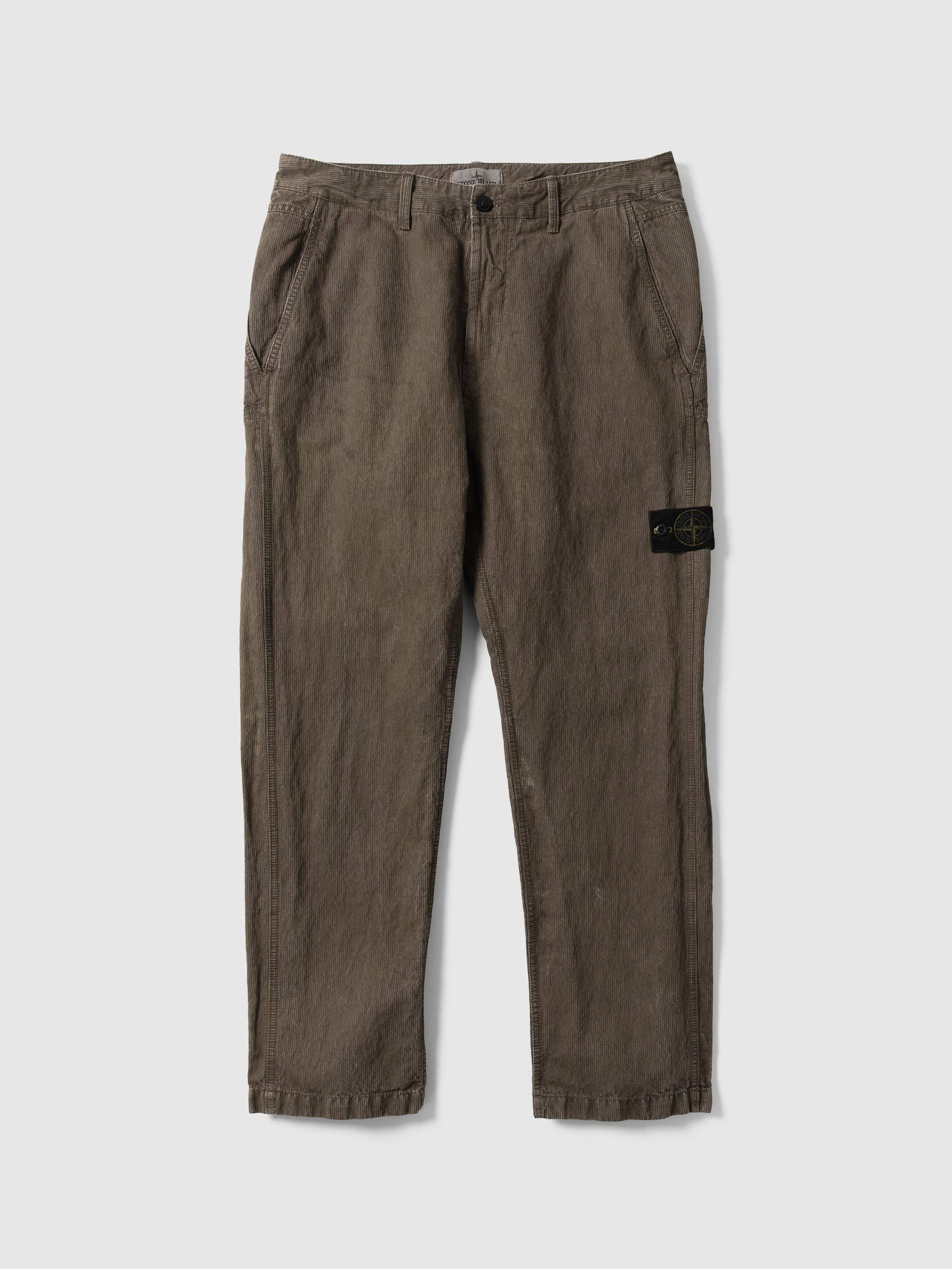 Corduroy Pants Lead Grey