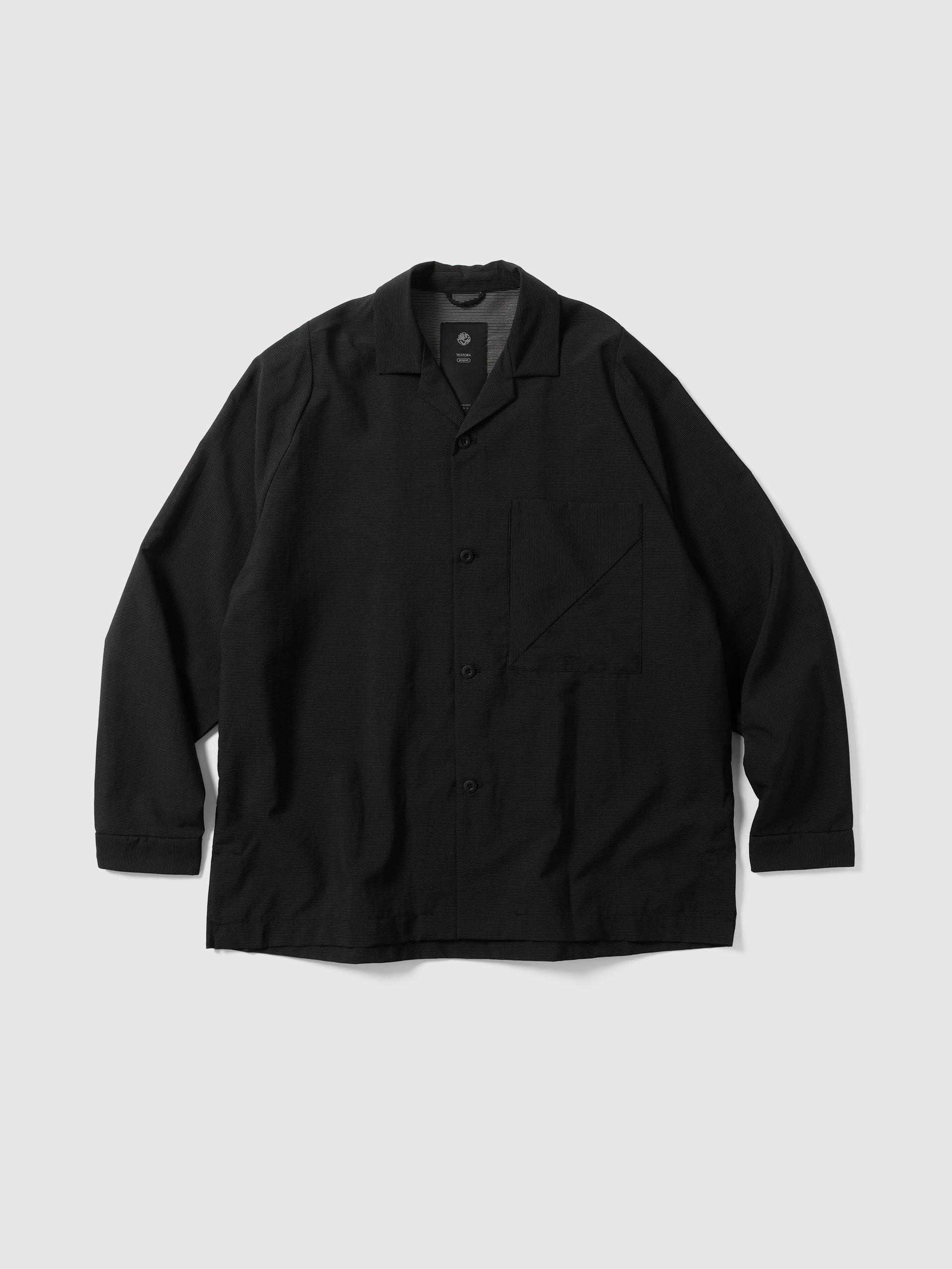 Open Collar Shirt GG Grid Black