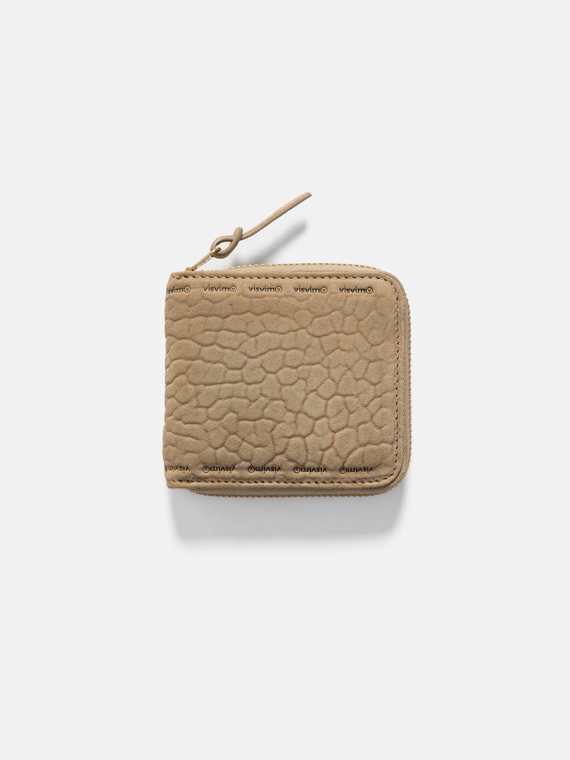 Suede Bi-Fold Wallet Sand