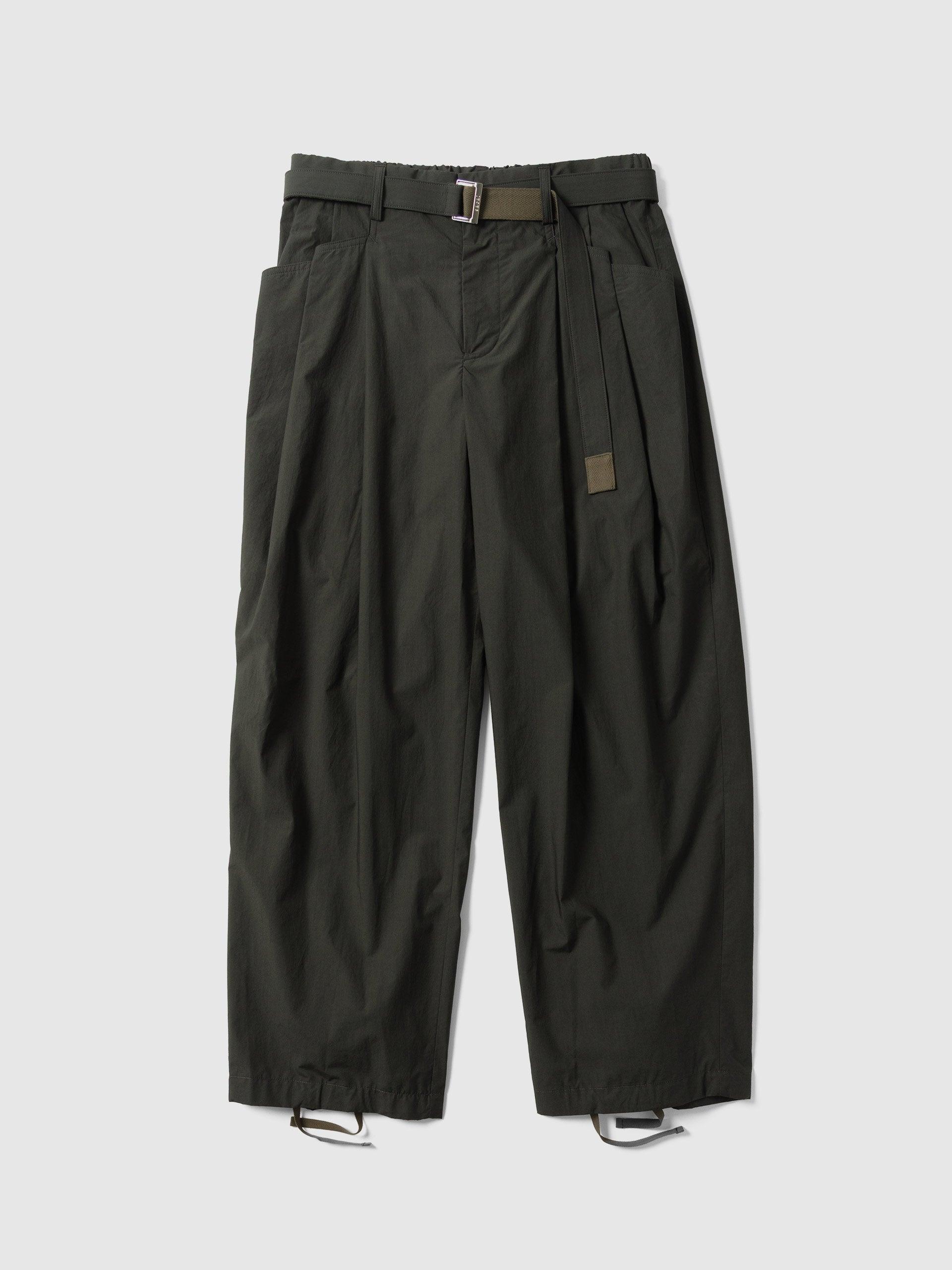 Cotton Typewriter Pants Khaki
