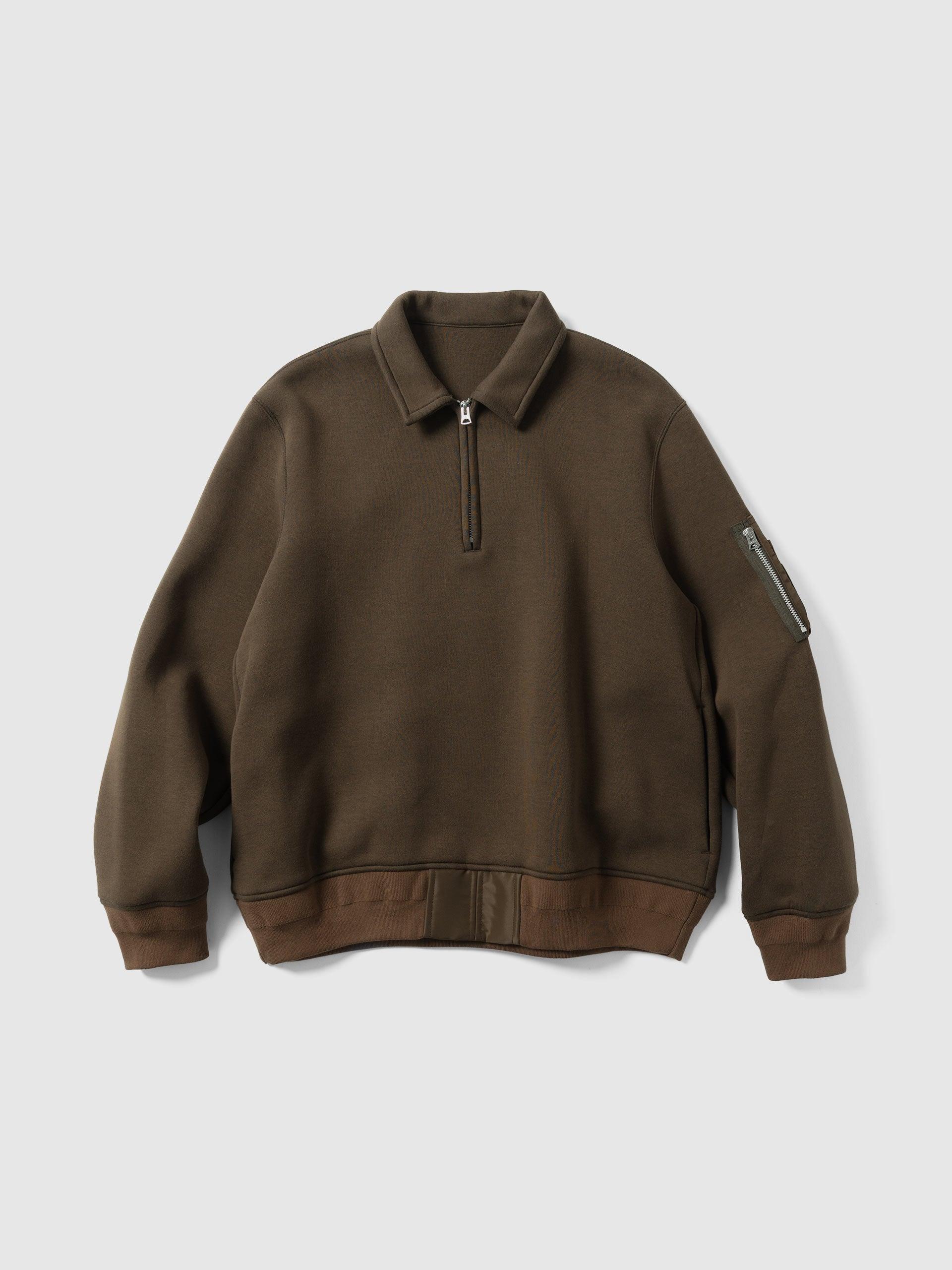 Sponge Sweat Polo Shirt Brown