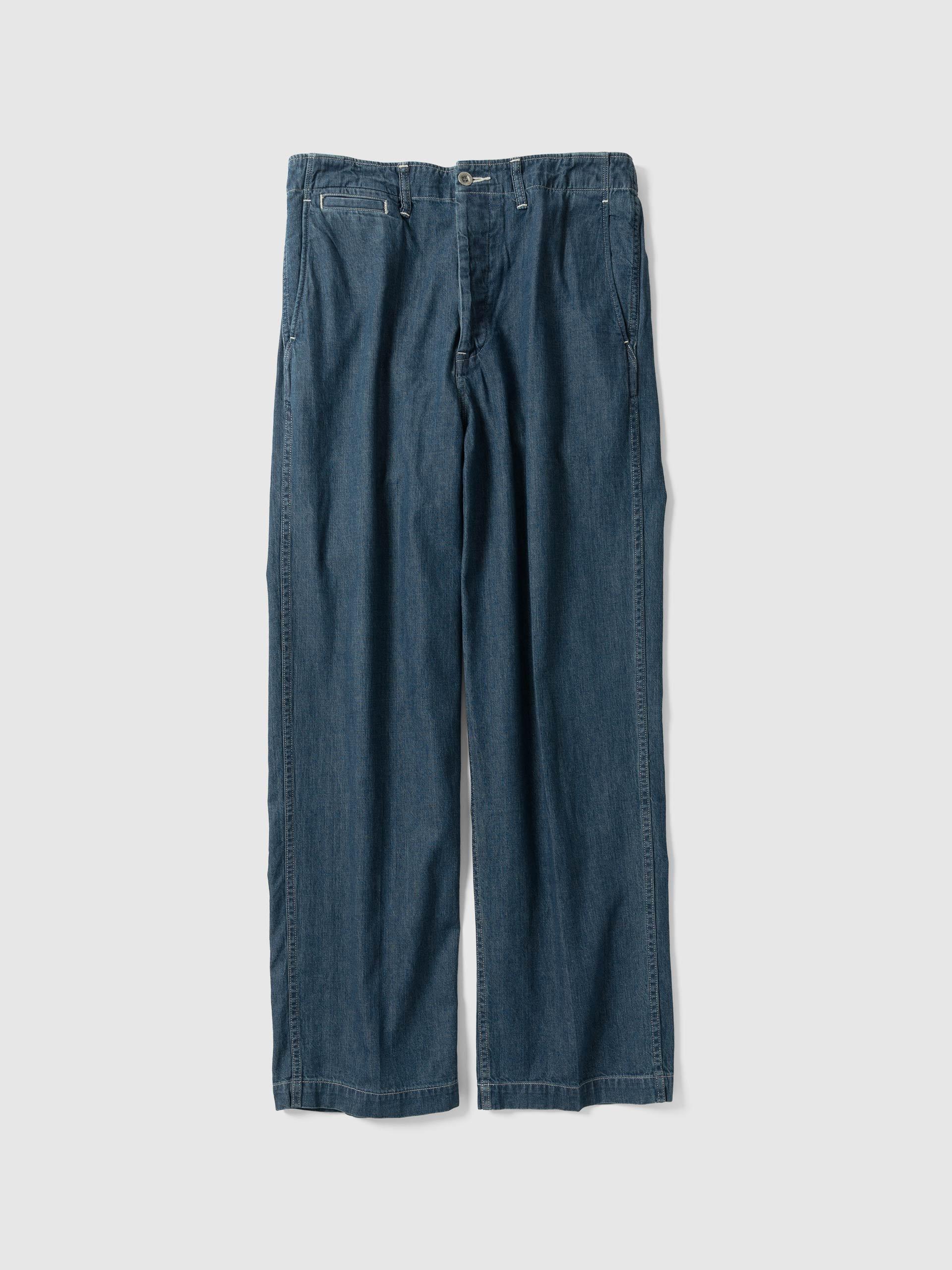 SS Broader Pants DMGD LT.INDIGO