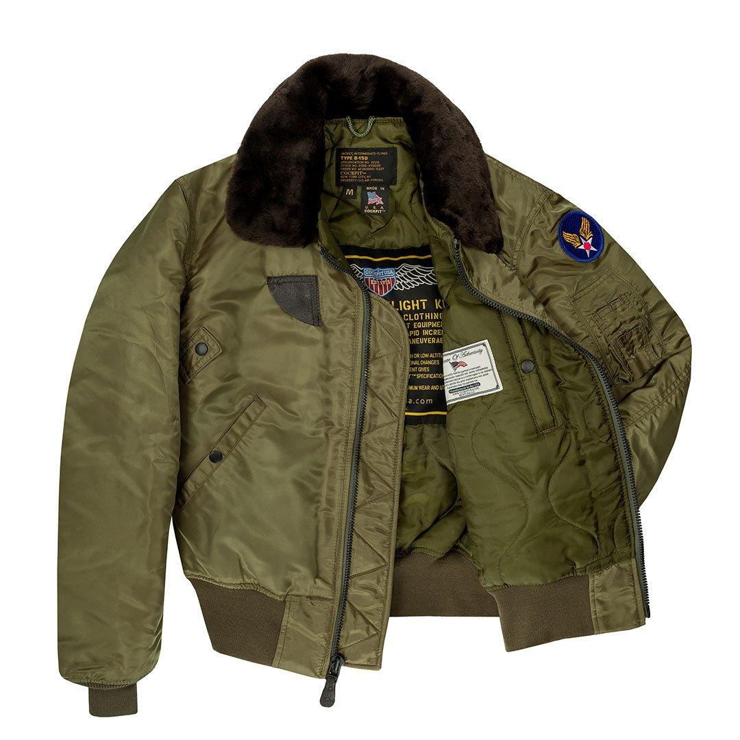 B-15 Nylon Bomber Jacket Z2213
