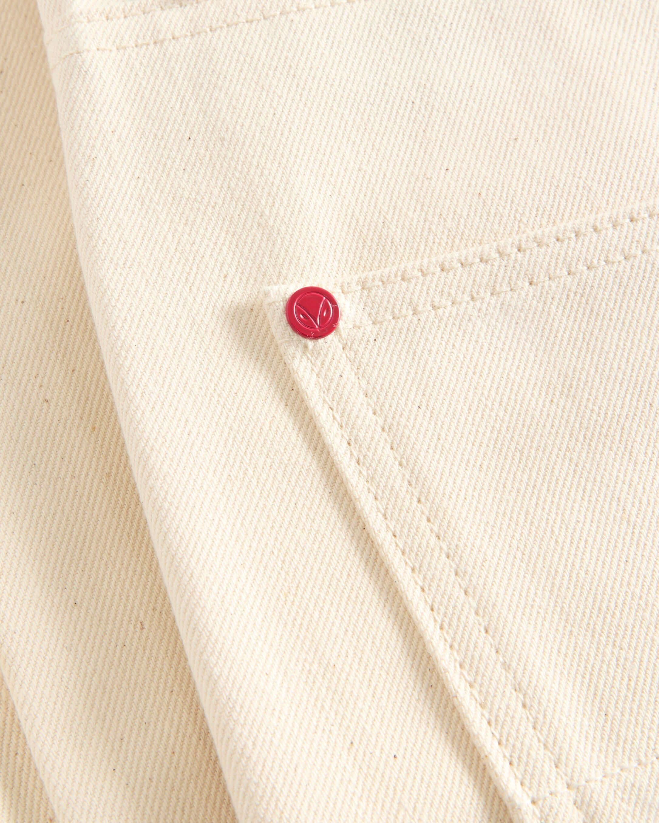 The V-Fit - Tapered -  Ecru Denim.