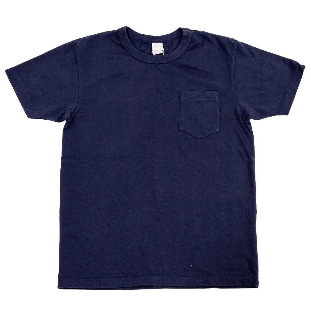 Ramayana Crewneck Pocket Tee Navy