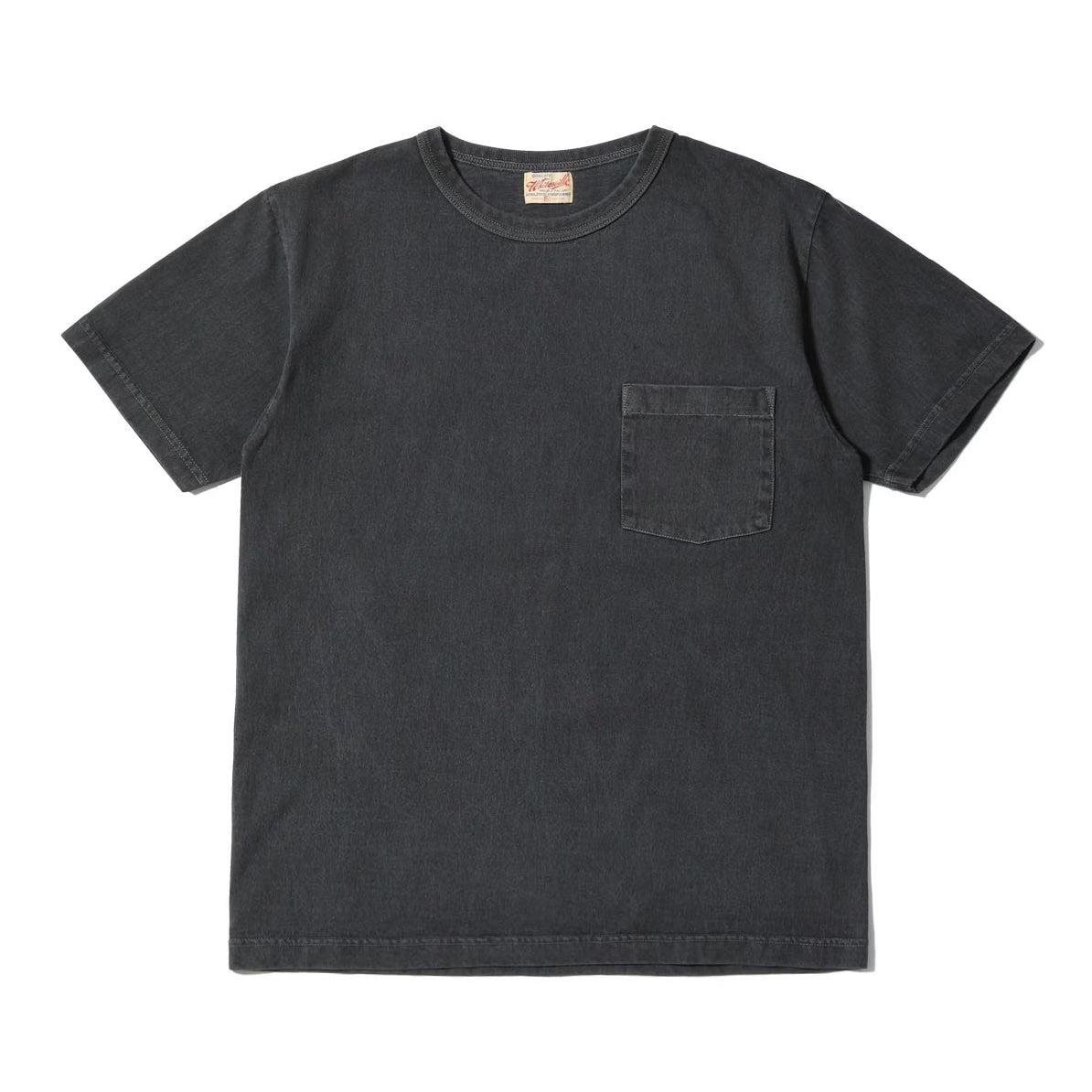 WV79531 Whitesville Pigment Dyed Pocket Tee Black