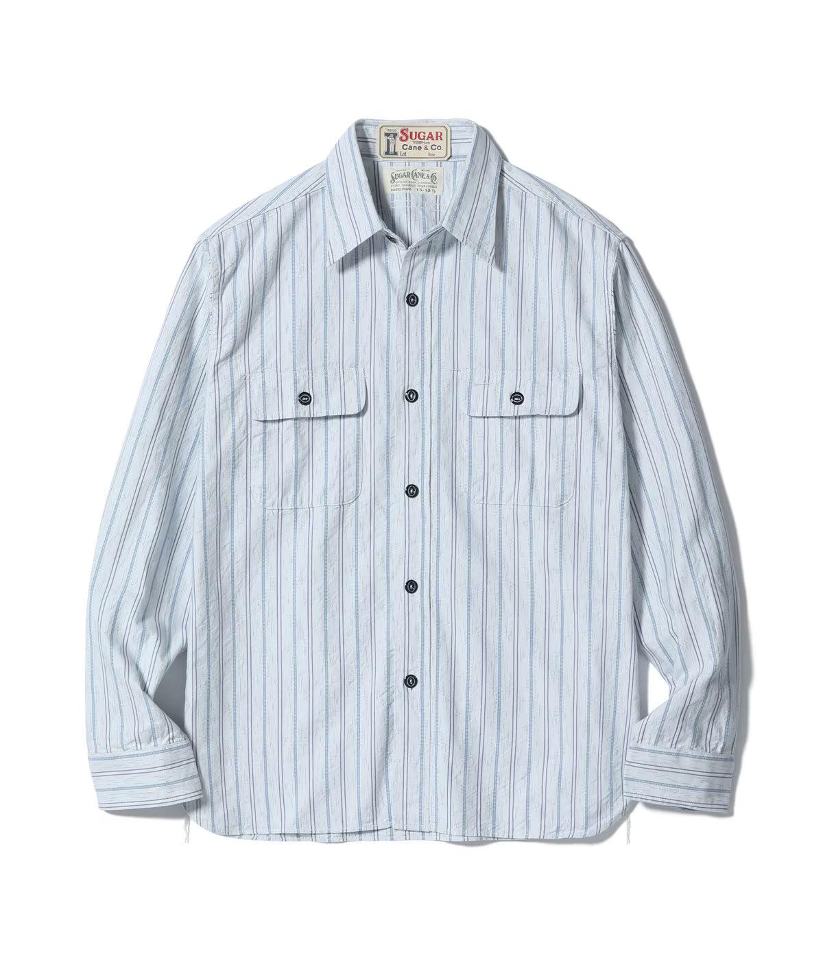SC29671 Fiction Romance 6oz Indigo Stripe Work Shirt