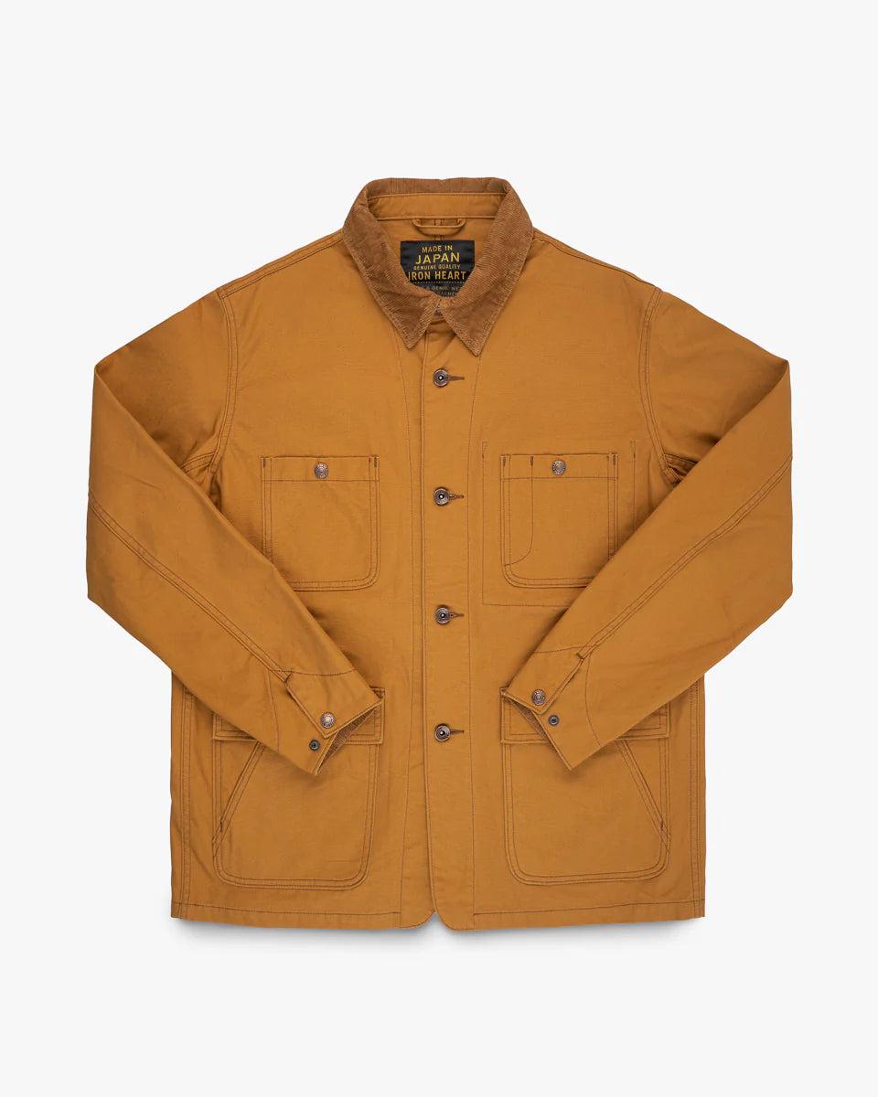 IHJ-148 10oz Kurashikizome Organic Cotton Duck Chore Jacket Brown