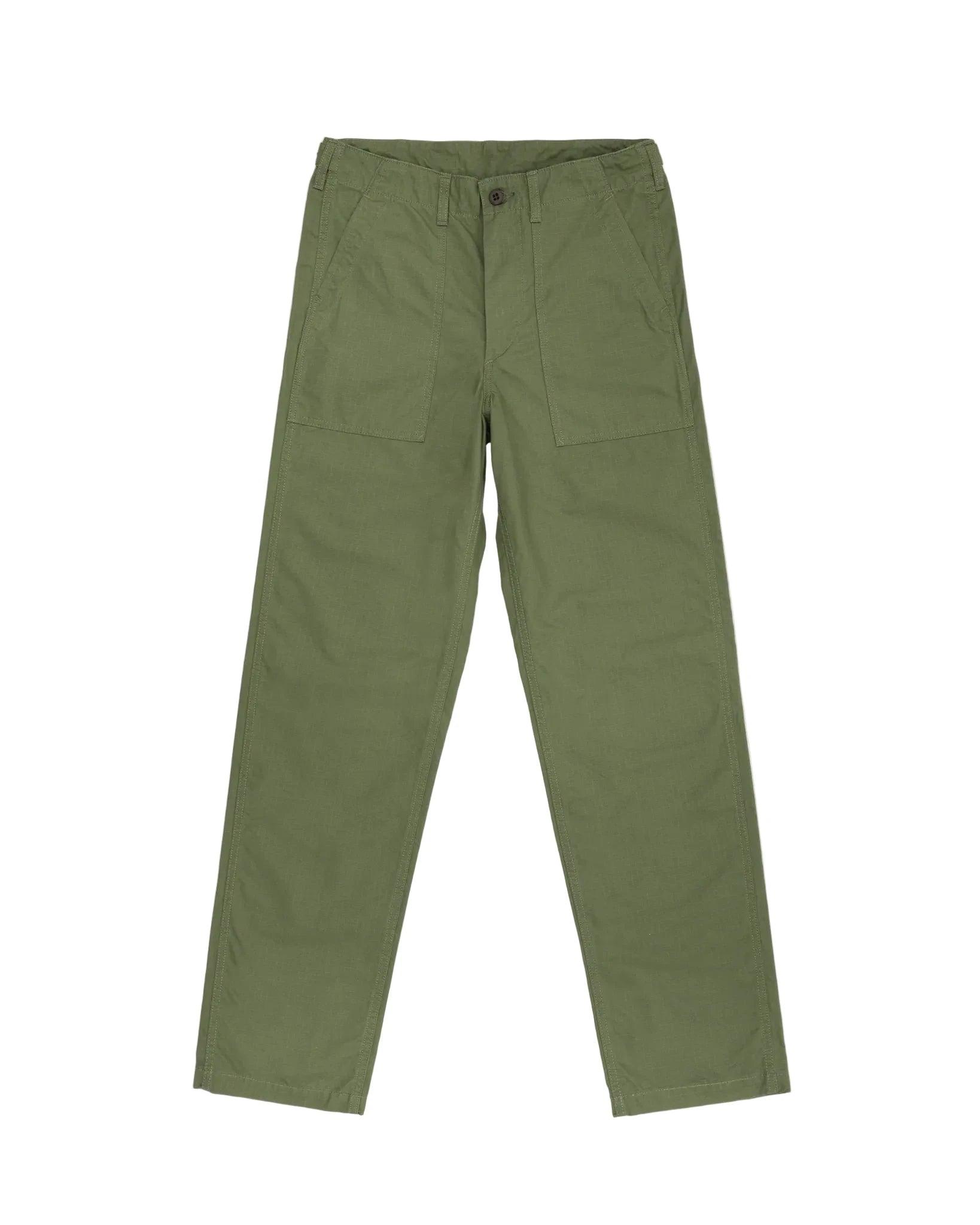 IH-747-GRN 8oz Ripstop Baker Pants Army Green