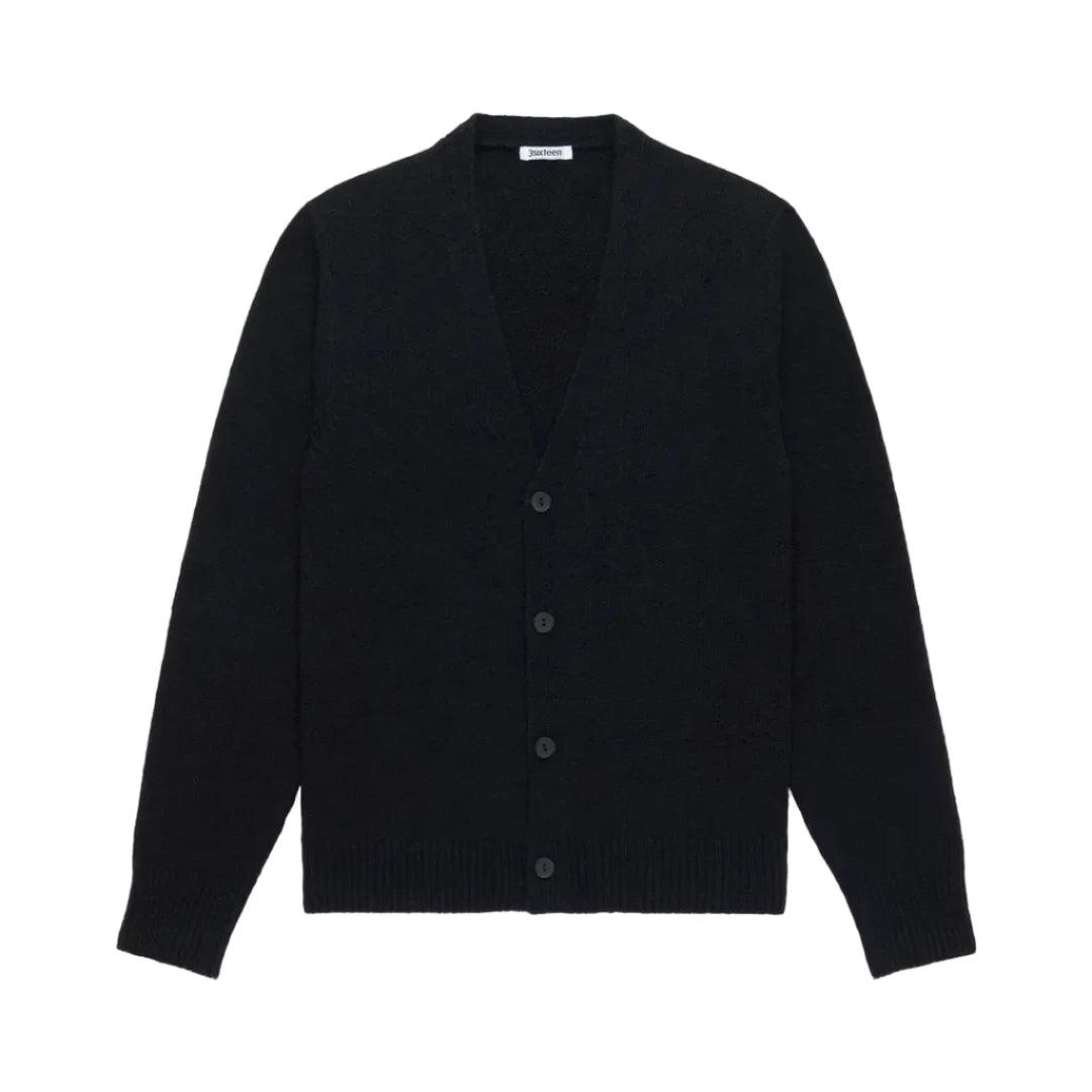 Classic Cardigan Black Boucle