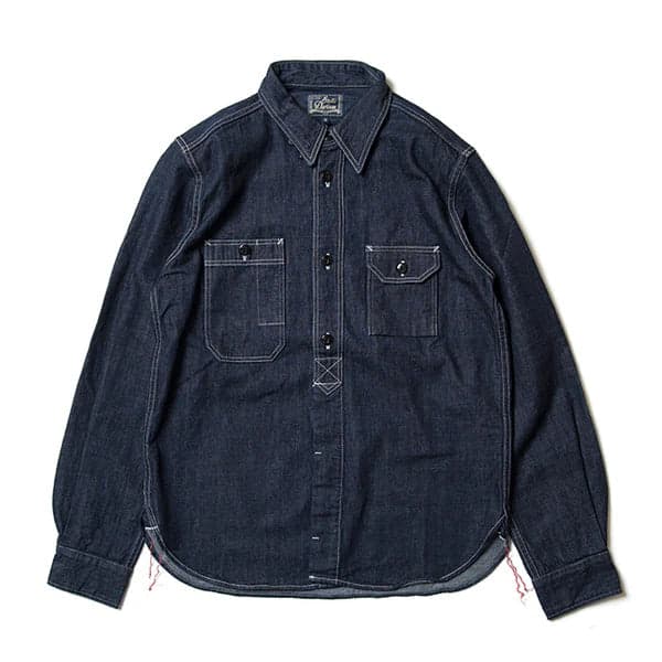5333B Denim Work Shirt Indigo