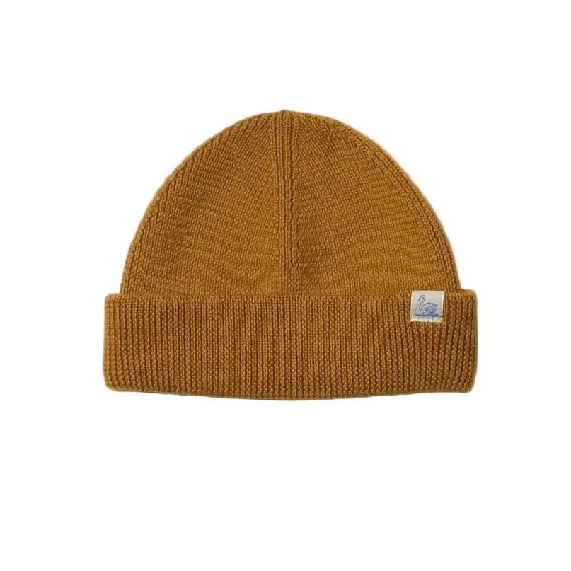 MERZ B. SCHWANEN Merino Wool Watch Cap Honey