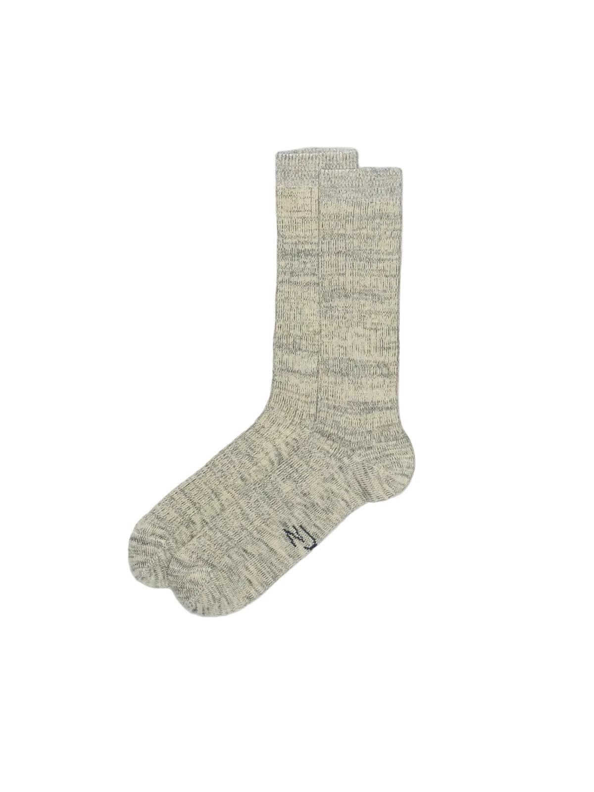 Rasmussan Mens Rib Sock Beige/Melange