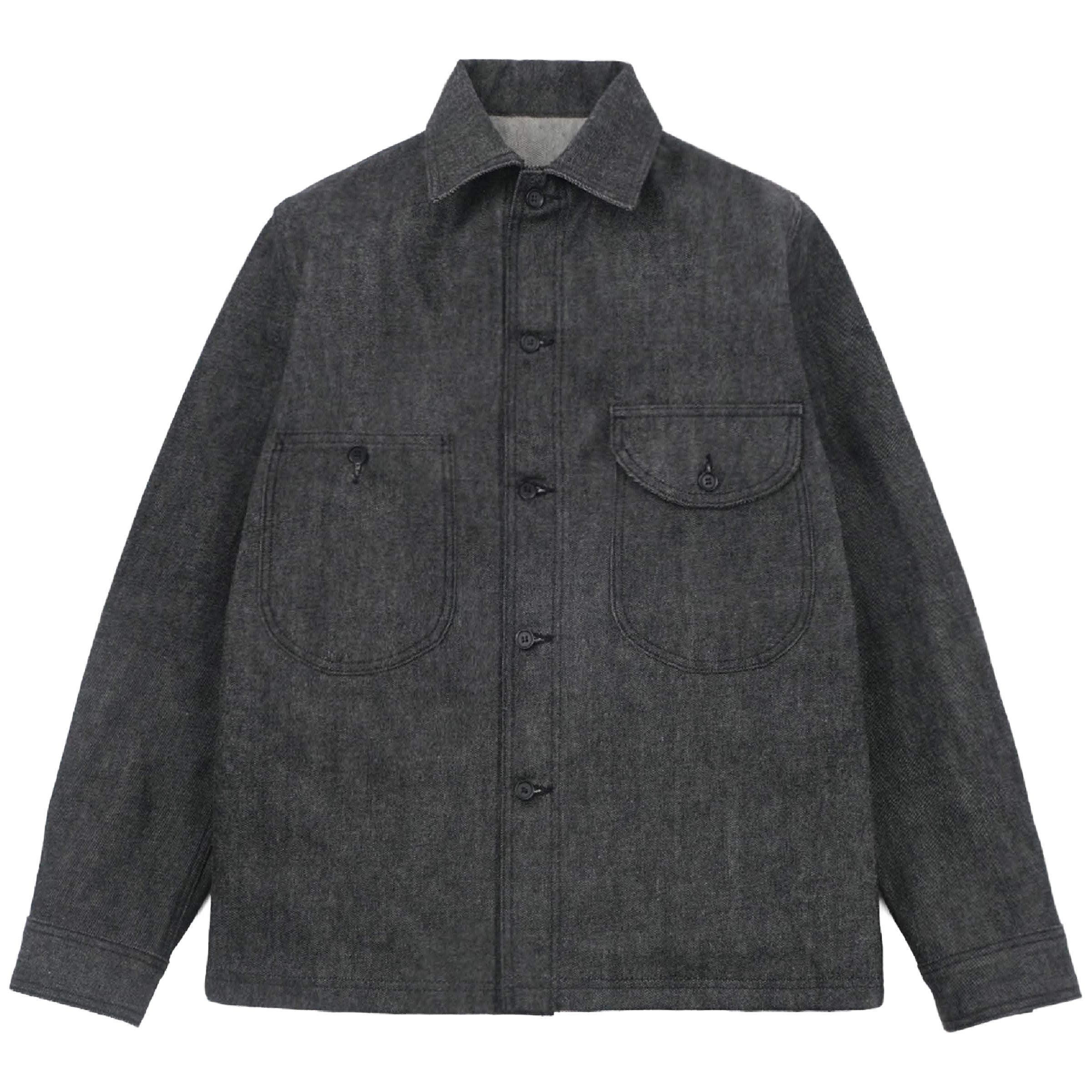 Dehen1920 Selvedge Overshirt Black Selvedge Denim