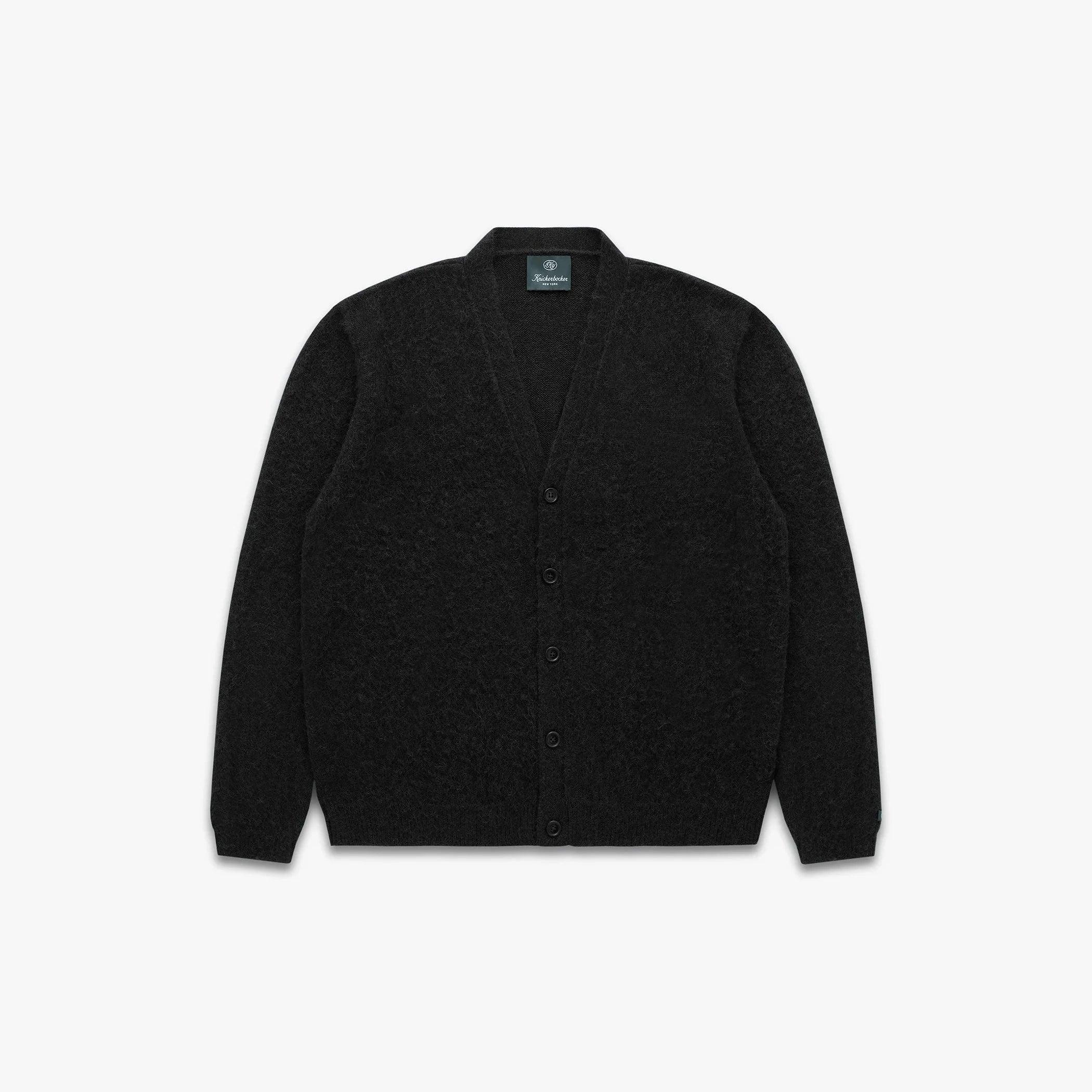 Amos Alpaca Cardigan Black