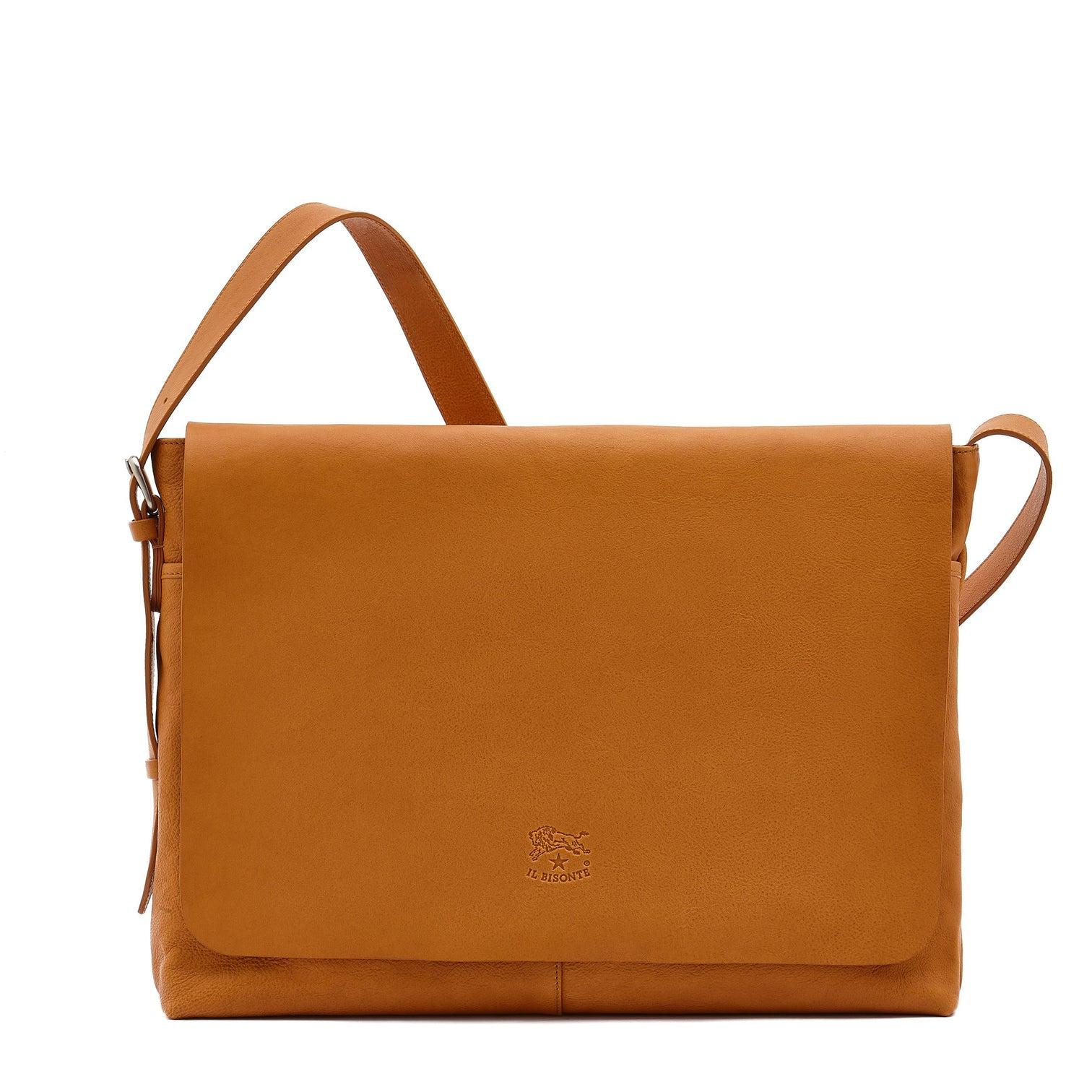 Brolio Men's Medium Messenger Bag Natural