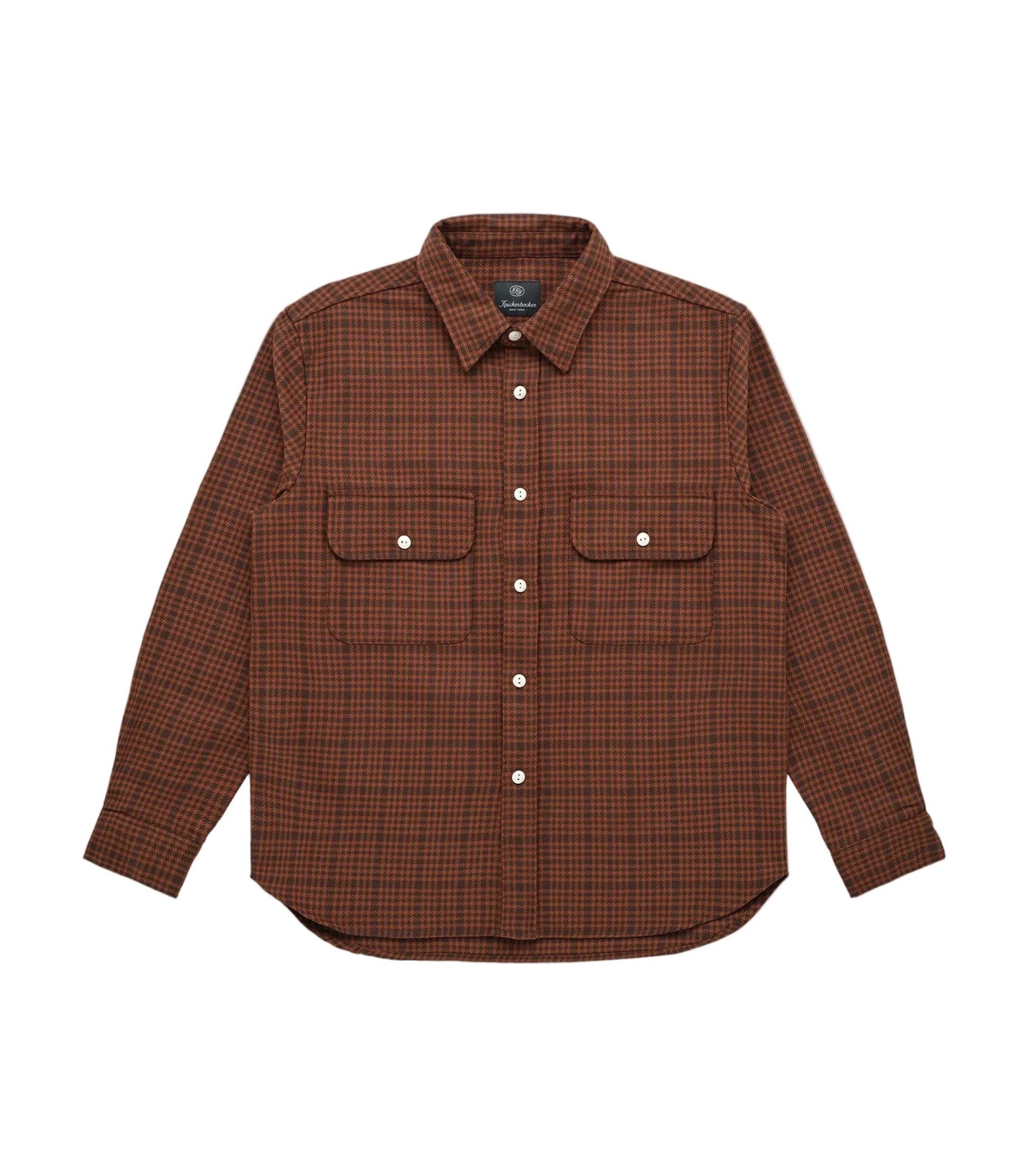 Brother Flannel Brown & Red Plaid