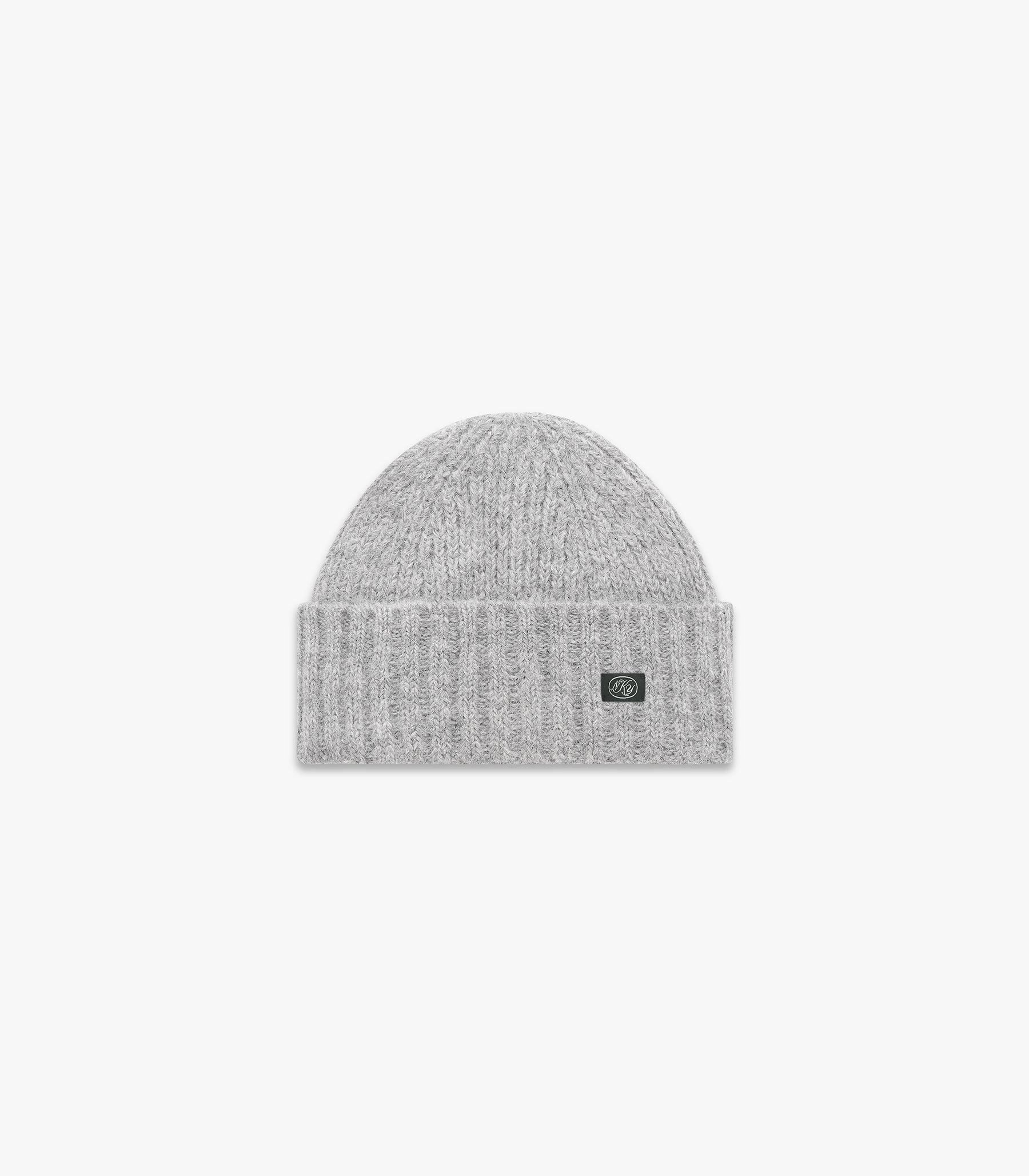 Bud Alpaca Knit Cap Fog Grey