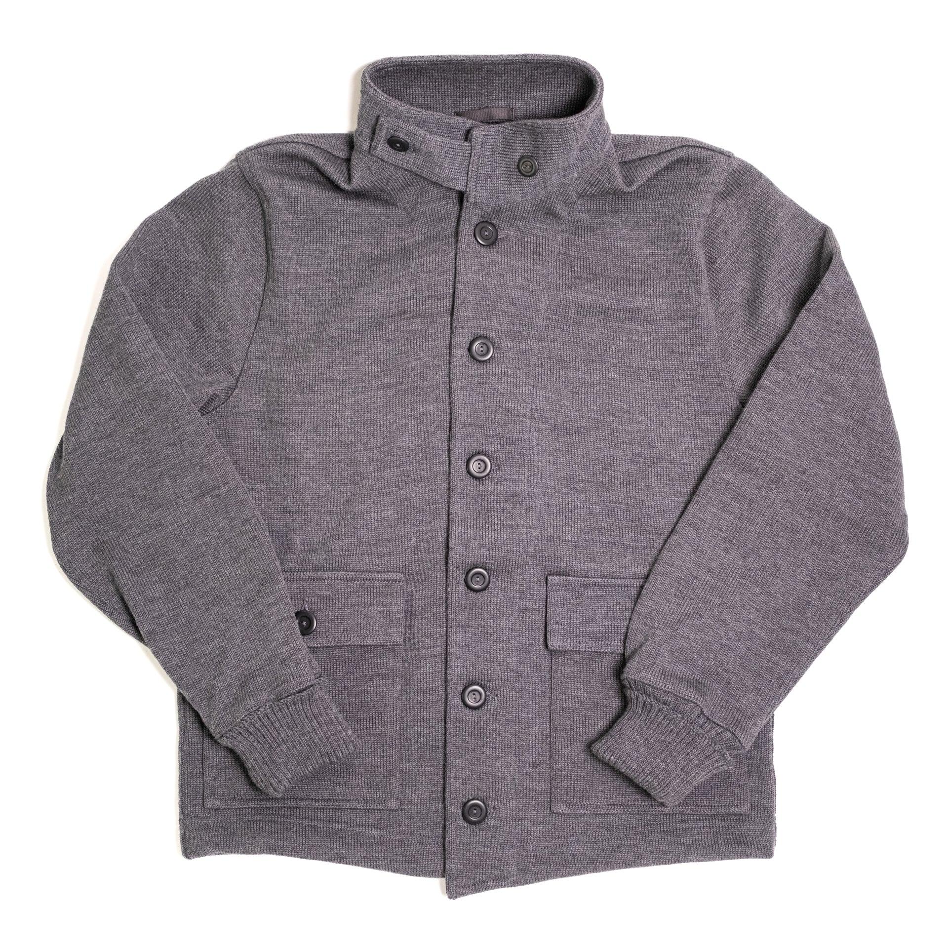 Submariner Sweater Coat Charcoal