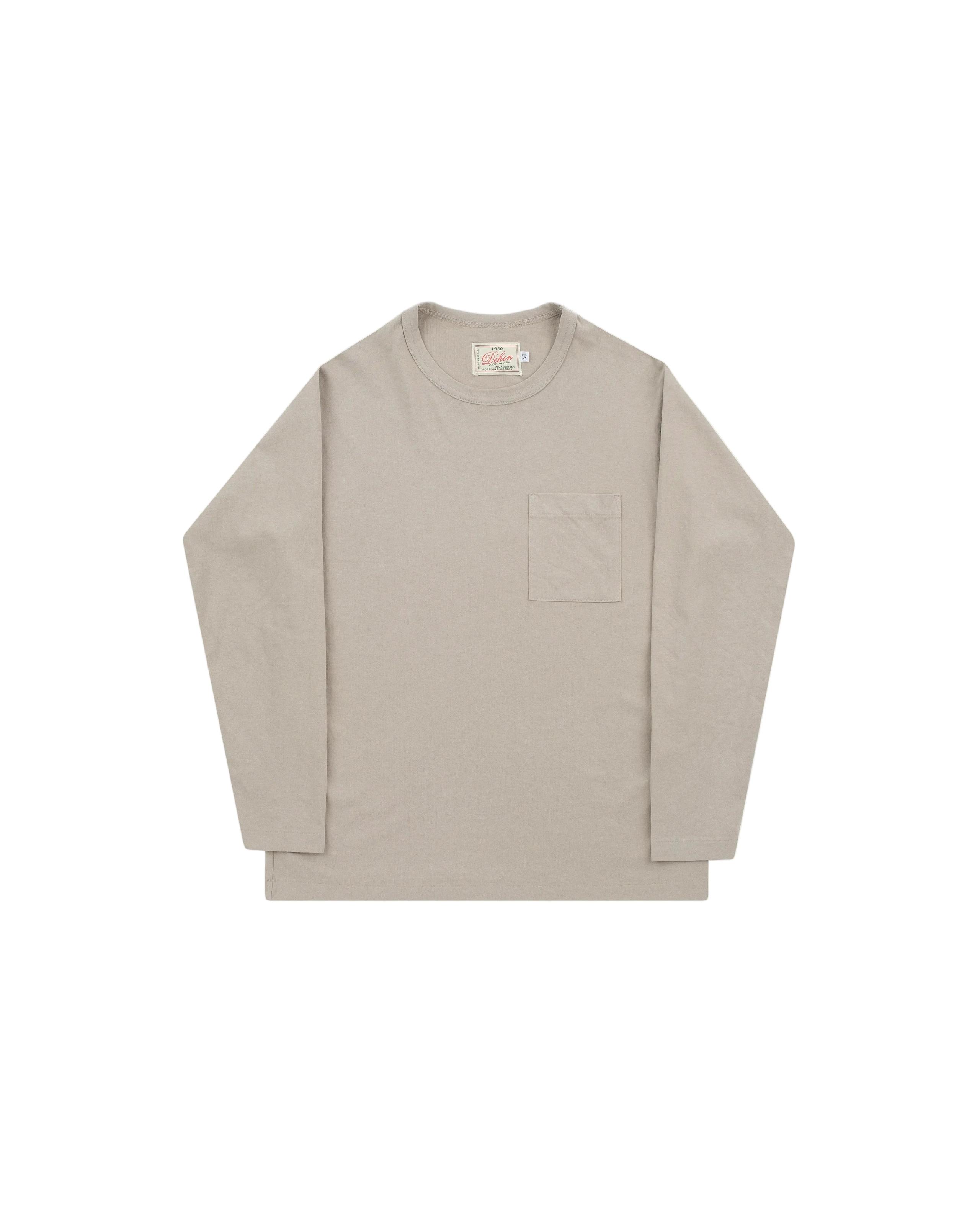 Heavy Duty Long Sleeve Pocket Tee Ascot Gray