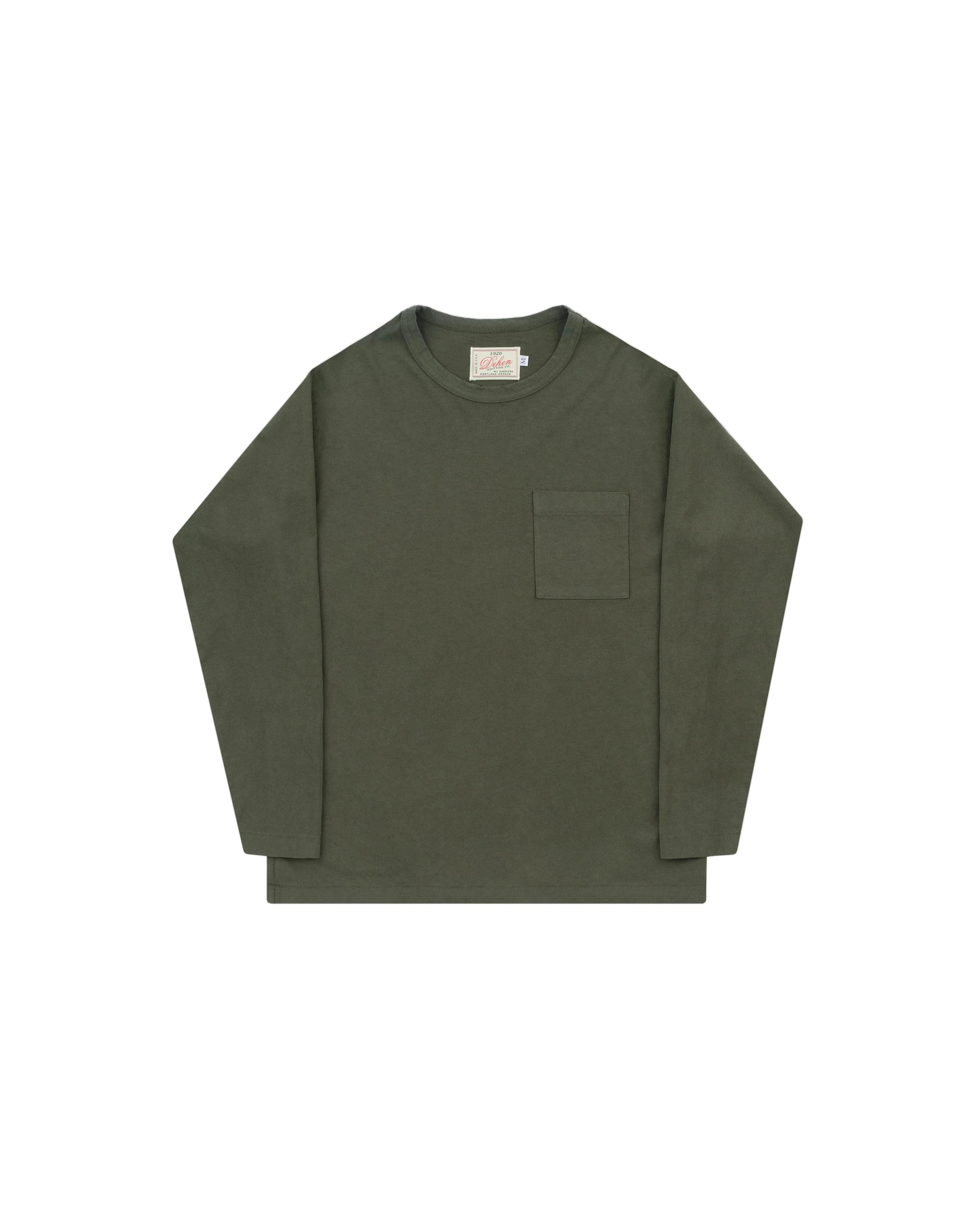 Heavy Duty Long Sleeve Pocket Tee Spruce
