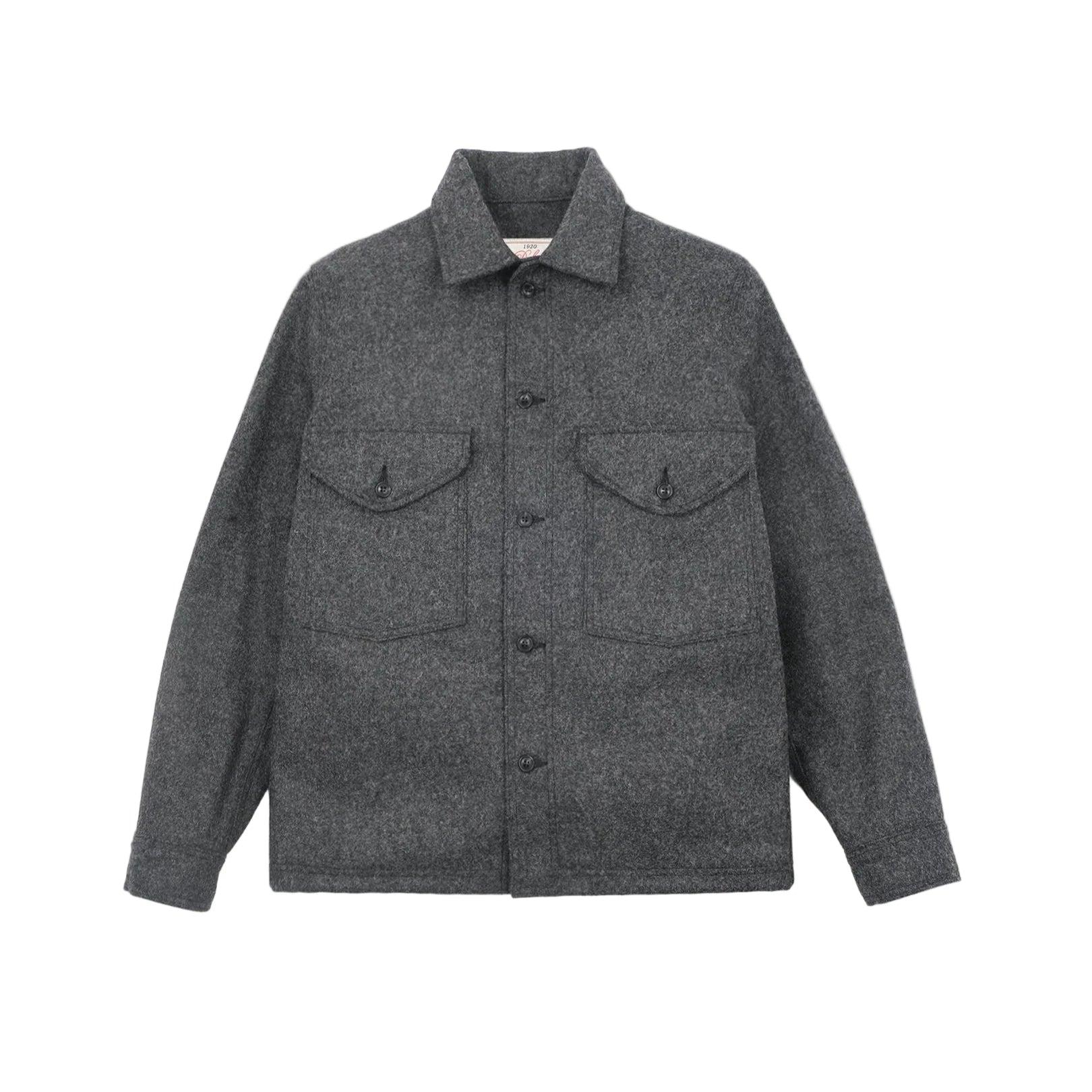 Skyline Overshirt Granite Wool