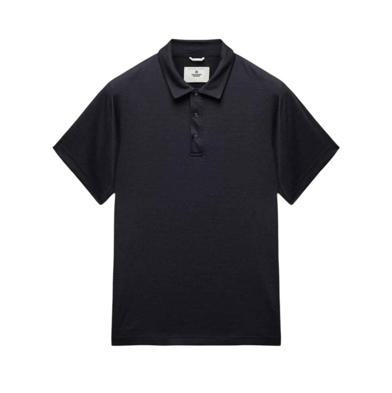 Solotex Mesh Tiebreaker Standard Fit Polo Navy
