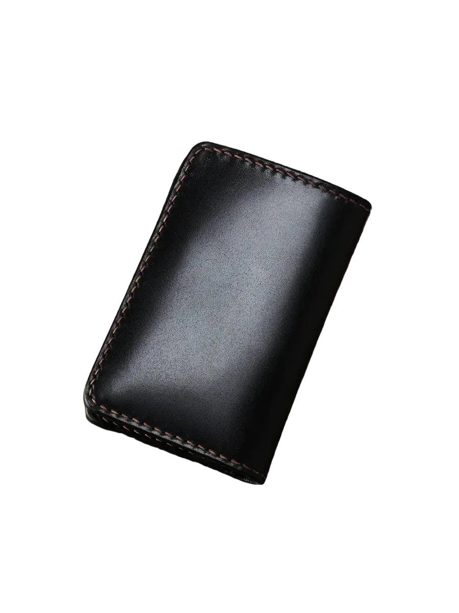 FN-C7C5-3W5 Cordovan Dual Card Case Black