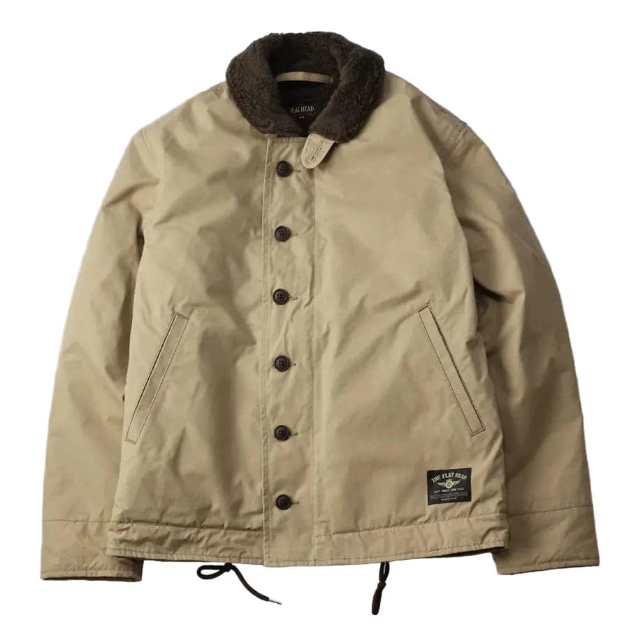 FN-OJ-C015A Boa Jacket Khaki