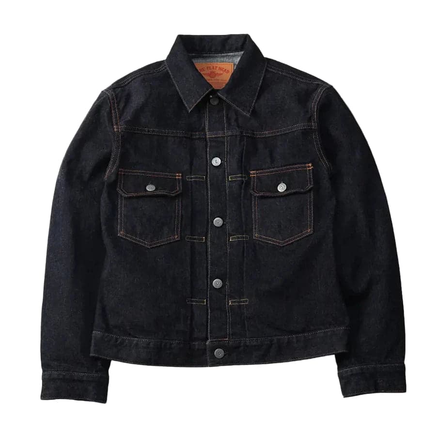 FN-OJ-D002 14.5oz Selvedge Denim Jacket 50's Model