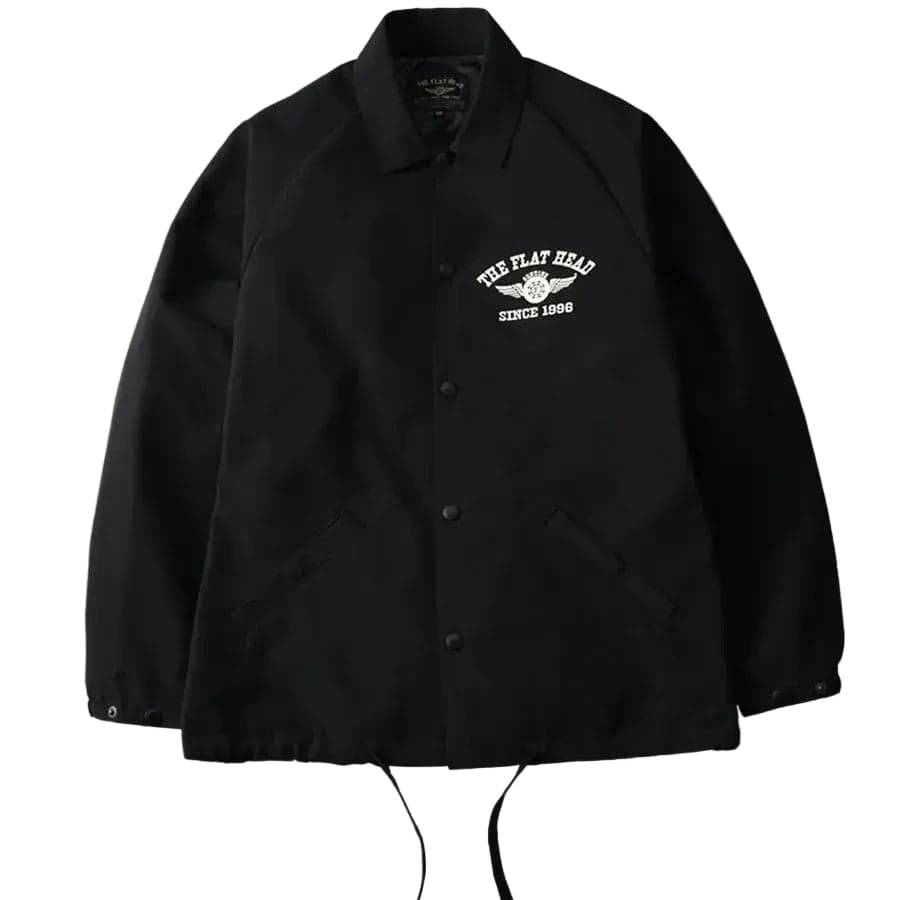 FN-OJ-NC005 Coach Jacket Flying Wheel Black