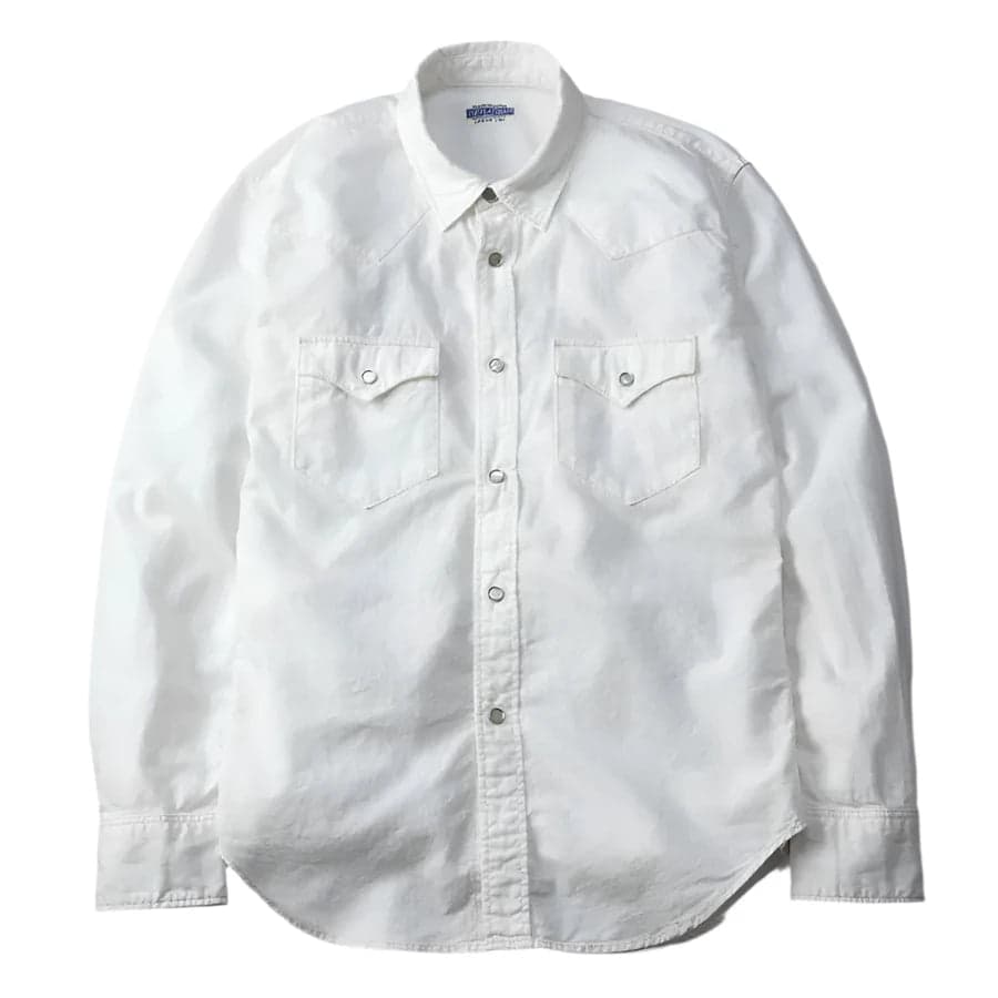 FN-SCW-003L 5oz Western Chambray Shirt White