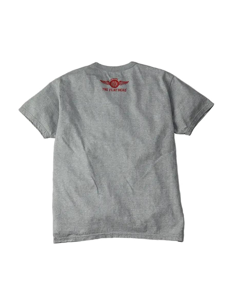 FN-THC-203 Three Needle Small Flying Wheel Tee Grey