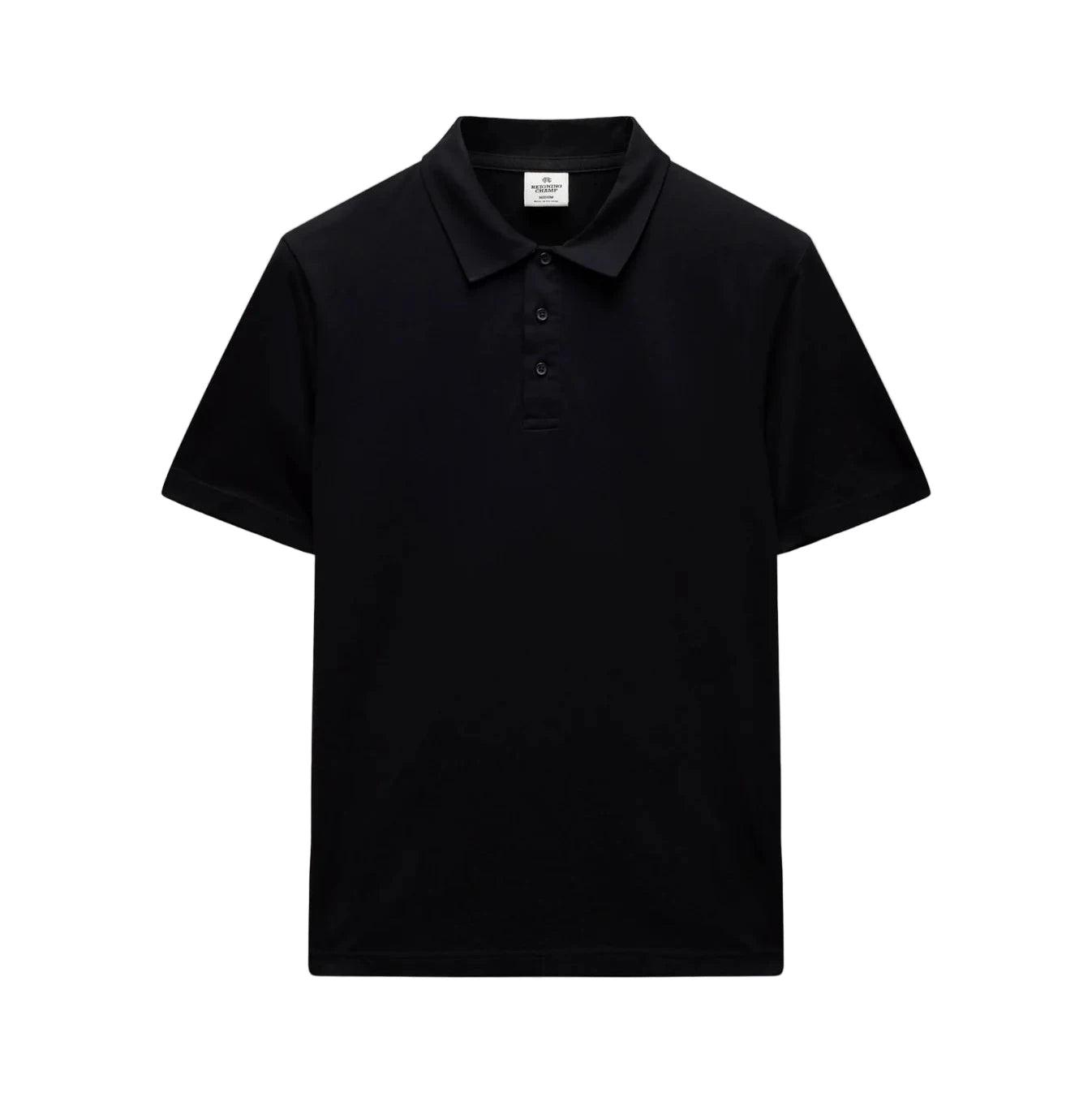 Lightweight Jersey Standard Polo Black
