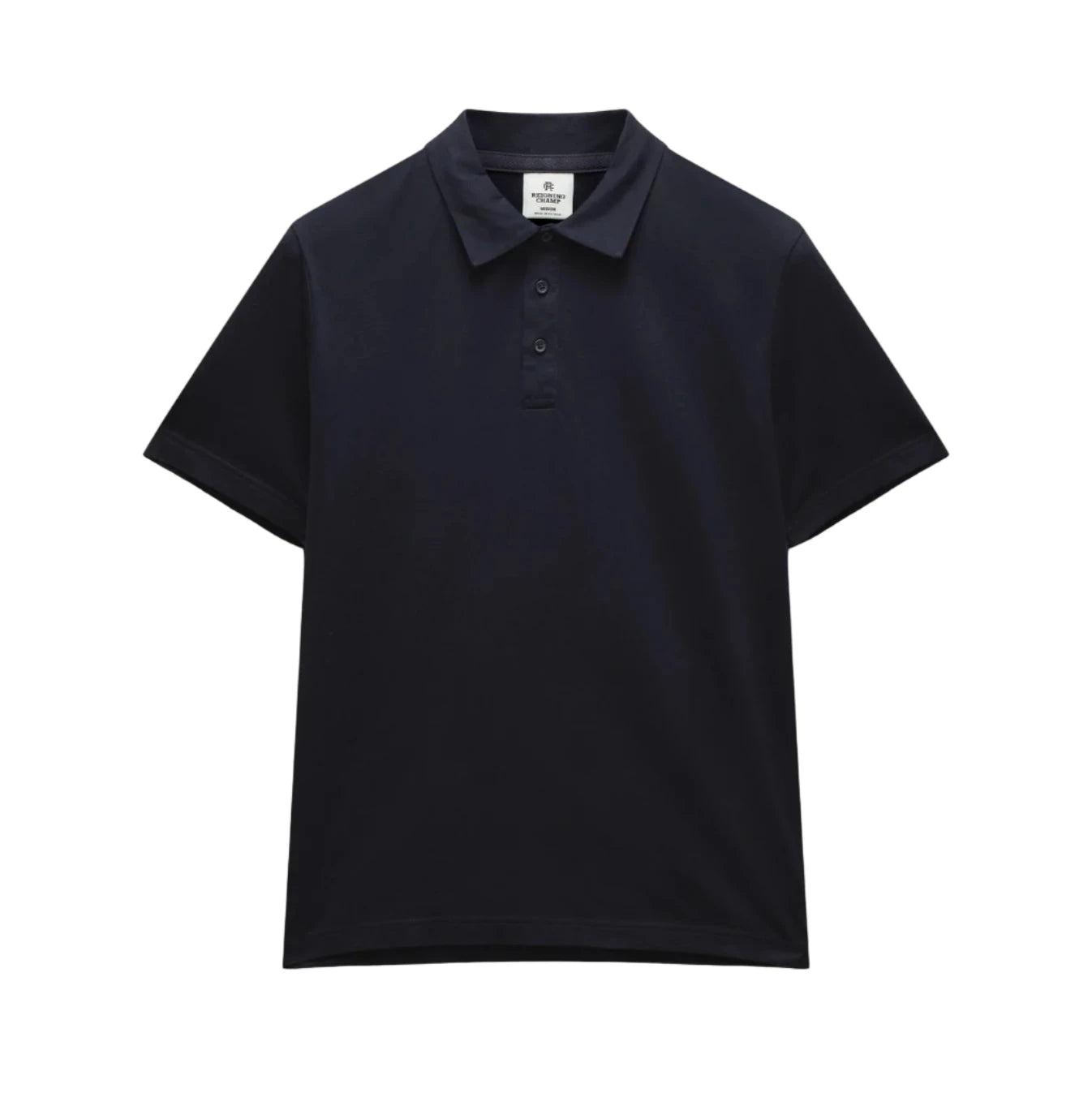 Lightweight Jersey Standard Polo Navy