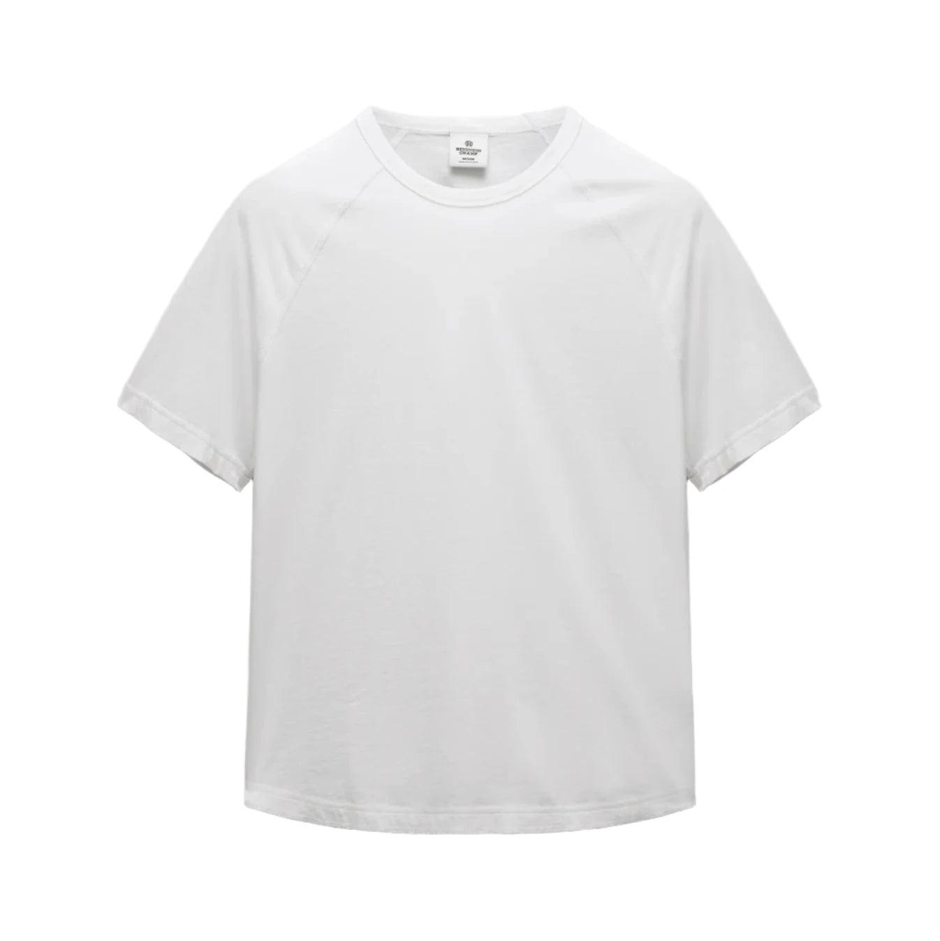 Lightweight Jersey Standard Raglan Tee White