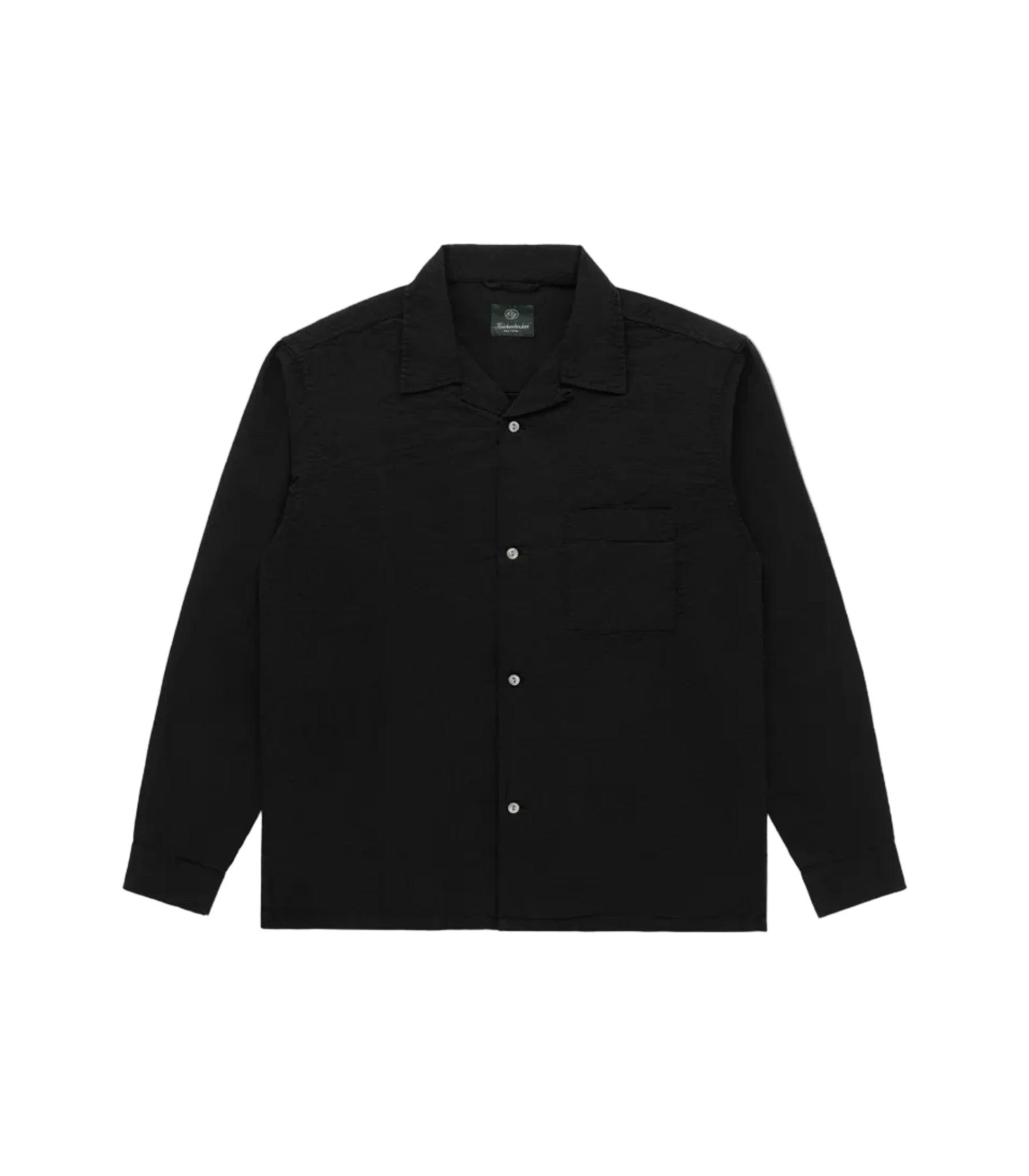 Fulton Seersucker Shirt Black